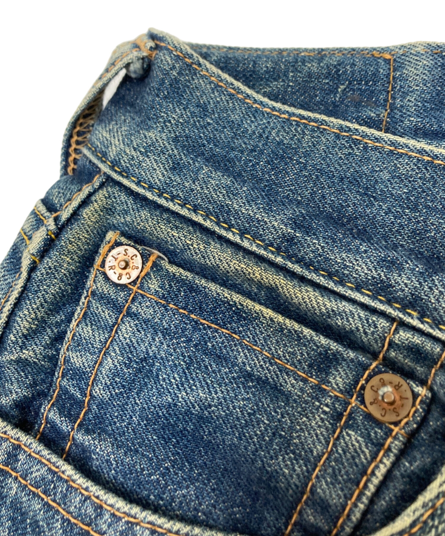 中古・古着通販】EVISU (エヴィス) 2504XXセルビッチデニムパンツ