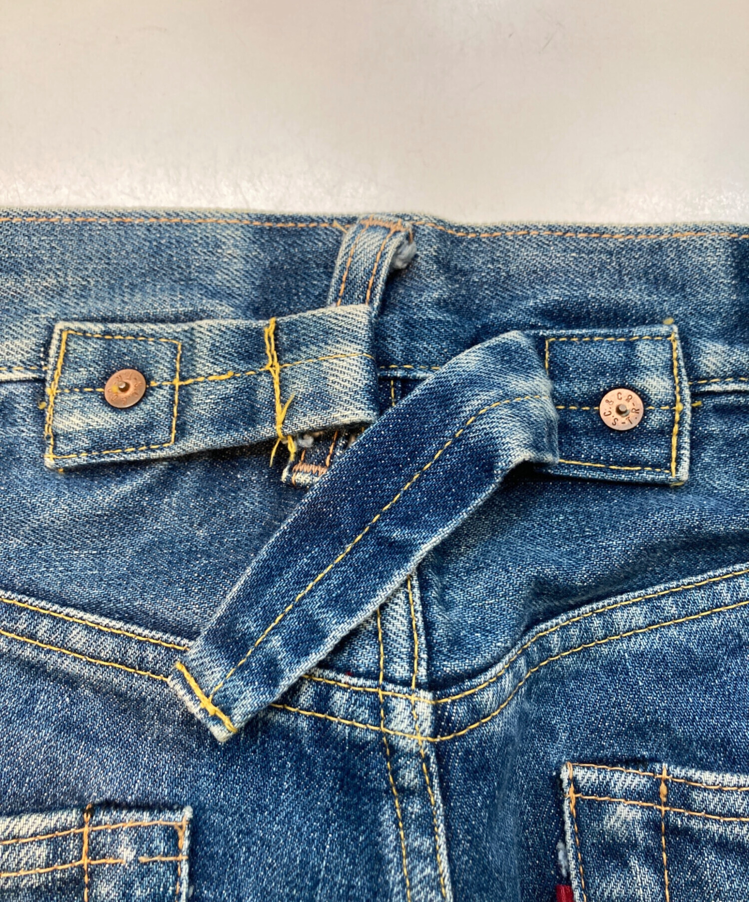 EVISU 2504xx w32L35 シンチバック　デニム　ジーンズ　エヴィス 中古・古着通販】EVISU (エヴィス) 2504XXセルビッチデニムパンツ