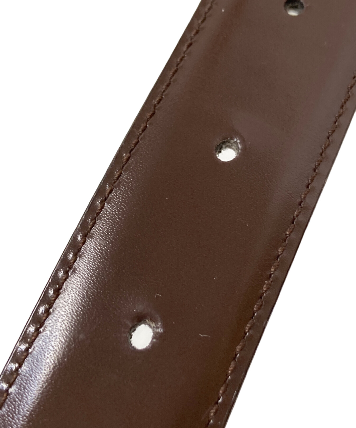 Salvatore Ferragamo ブラウンレザーベルト 新品未使用 中古・古着通販】Salvatore Ferragamo (サルヴァトーレ