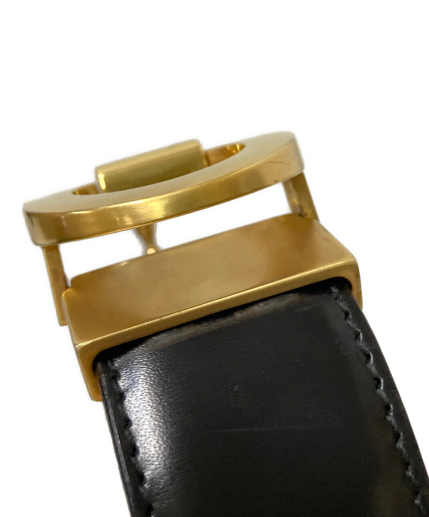 Salvatore Ferragamo ブラウンレザーベルト 新品未使用 中古・古着通販】Salvatore Ferragamo (サルヴァトーレ