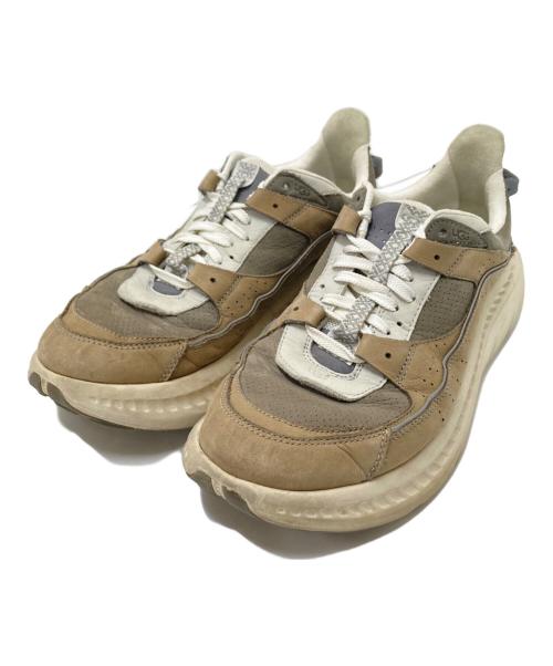 未使用アグ【UGG】ベージュ✕ブラウン厚底スニーカー（7） 中古・古着通販】UGG (アグ) 厚底スニーカー ベージュ サイズ:27.5