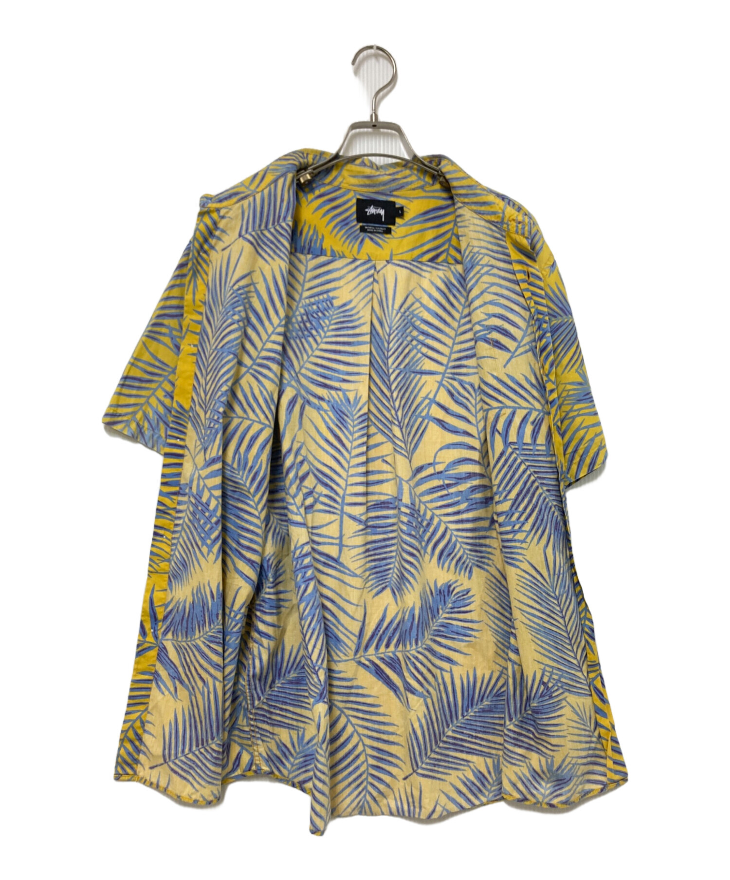 中古・古着通販】stussy (ステューシー) アロハシャツ イエロー サイズ