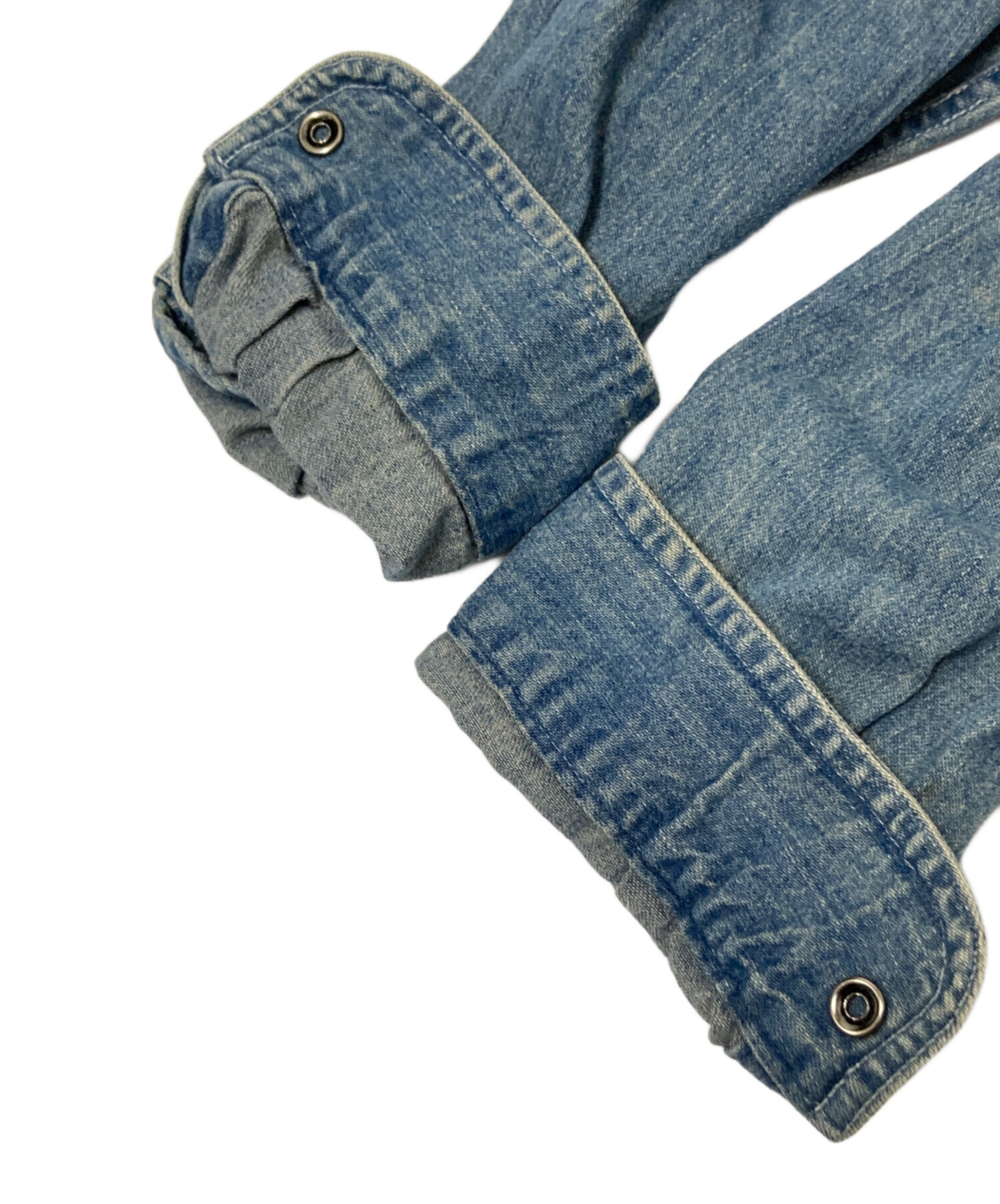 HARLEY DAVIDSON ハーレーダビットソンデニムシャツ/中古品・Lサイズ 中古・古着通販】HARLEY-DAVIDSON (ハーレーダビッドソン) バック