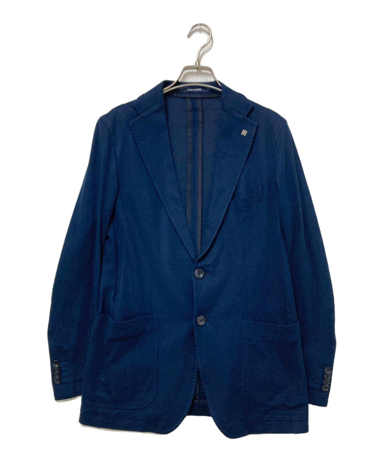 TAGLIATORE 2Bジャケット　ネイビー 44 中古・古着通販】TAGLIATORE (タリアトーレ) 2Bシングルジャケット