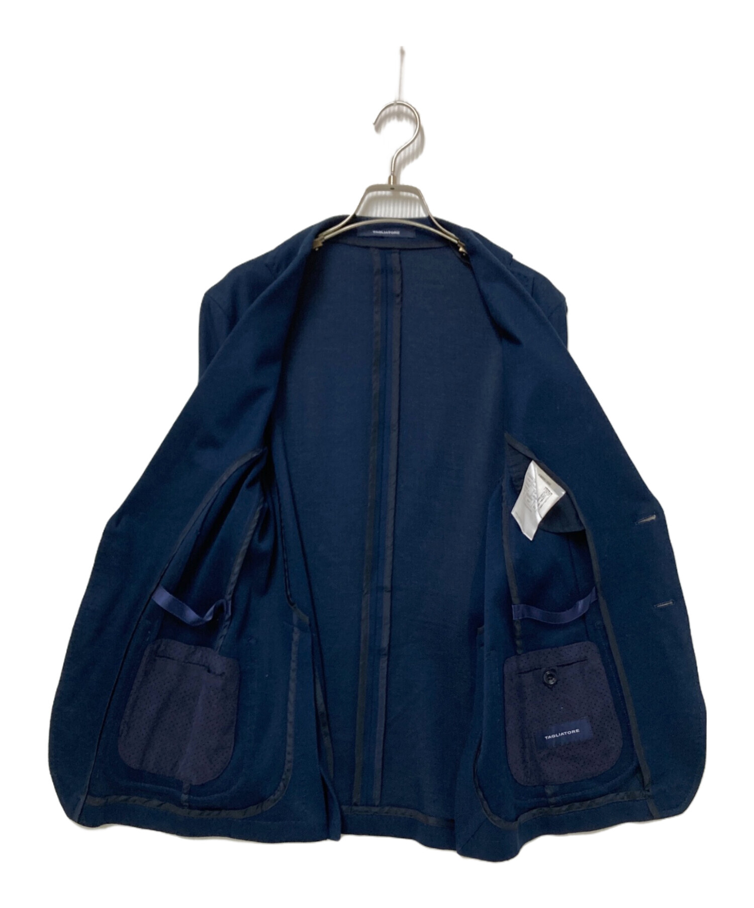 TAGLIATORE タリアトーレ テーラード ジャケット ネイビー 44 S 中古・古着通販】TAGLIATORE (タリアトーレ) 2Bシングルジャケット
