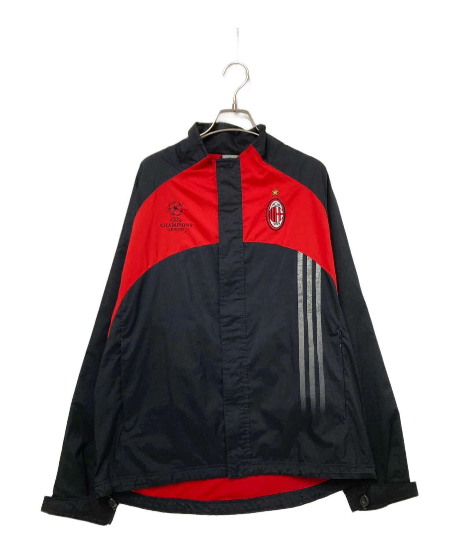 adidas ウィンドブレーカー　上着　裏起毛　通学　黒　赤　160cm 新品 中古・古着通販】adidas (アディダス) ウインドブレーカー ブラック