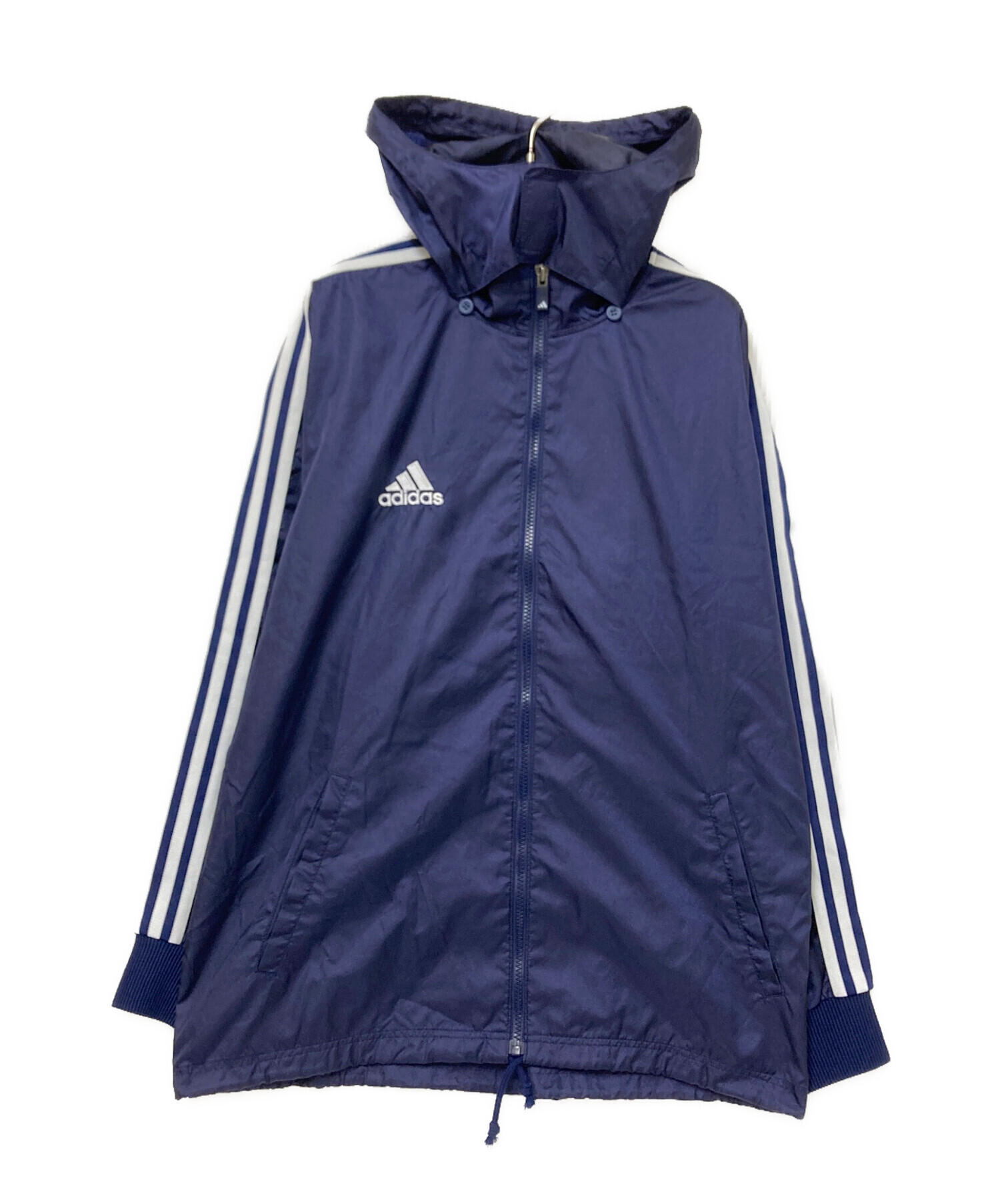 中古・古着通販】adidas (アディダス) ナイロンジャケット ネイビー 