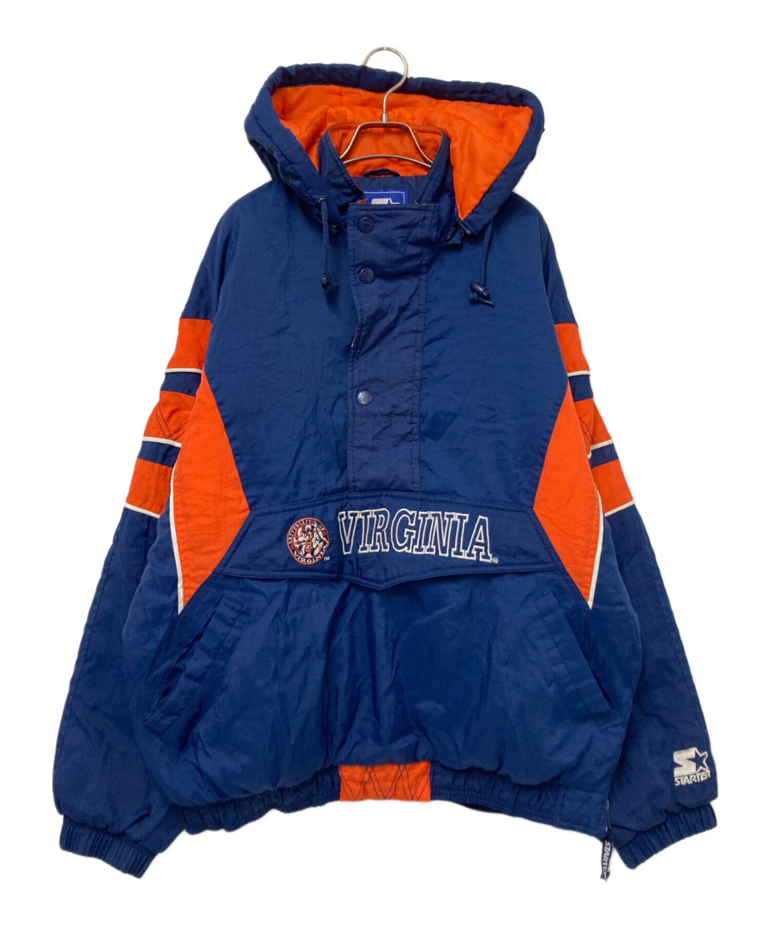 中古・古着通販】STARTER (スターター) アノラックパーカー ネイビー