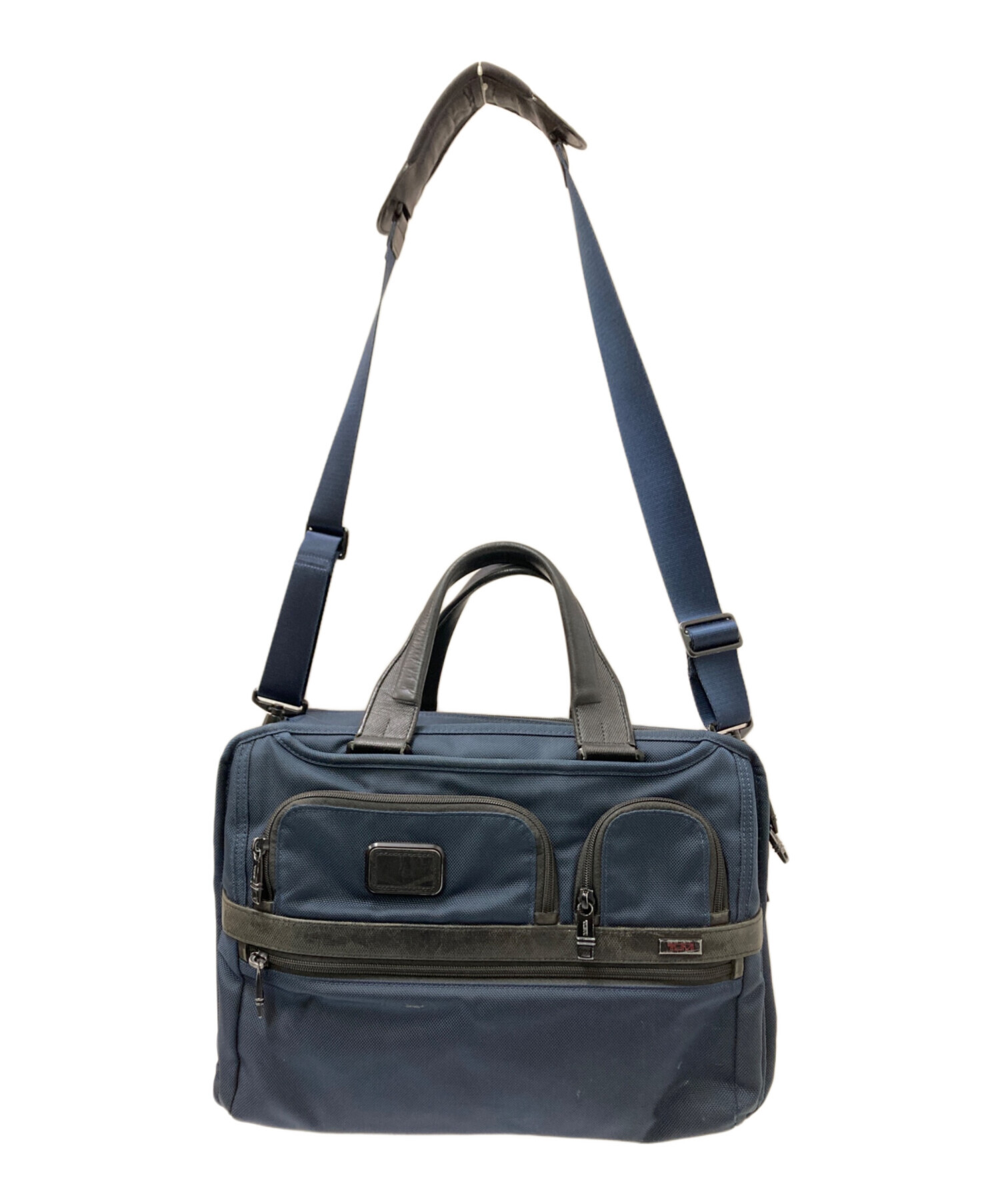トゥミ SHIPS ブリーフケース 2WAY ネイビー ショルダー アルファ2 中古・古着通販】TUMI (トゥミ) SHIPS (シップス) 2WAYブリーフケース