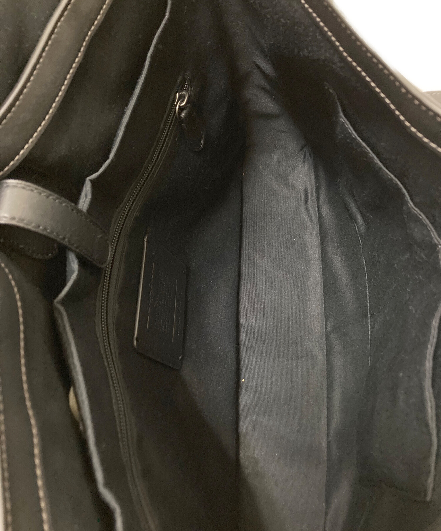 未使用✨COACH コーチ サリバン ブリーフケース 2way A4 レザー 極美品✨ コーチ サリバン ブリーフケース 2way A4 レザー ネイビー