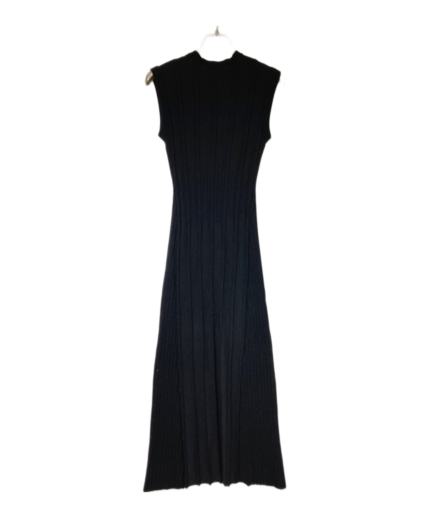 中古・古着通販CINOH (チノ) ウールVネックバックラインワンピース 