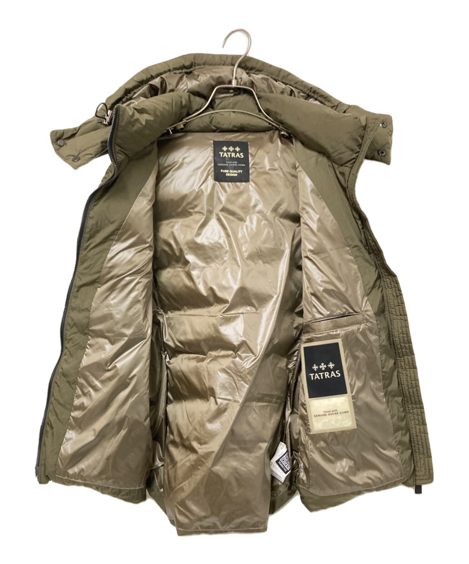 美品 TATRAS タトラス ダウンベスト カモフラ ウール シルク カーキ 1 楽天市場】【創業祭20】タトラス TATRAS ダウンベスト メンズ
