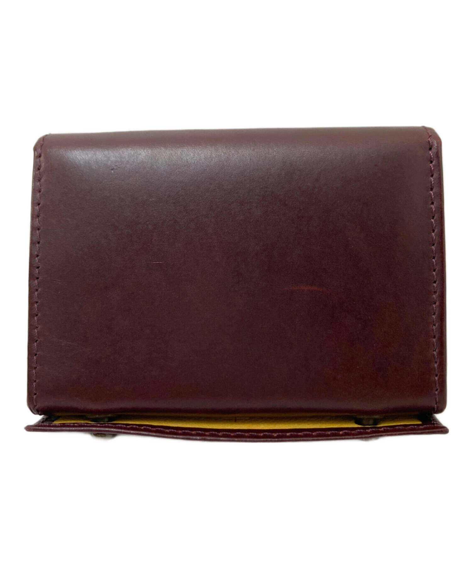 m+エムピウmillefoglieミッレフォッリエ二つ折りレザー財布ウォレット茶 millefoglieⅡ P25 | m+ online