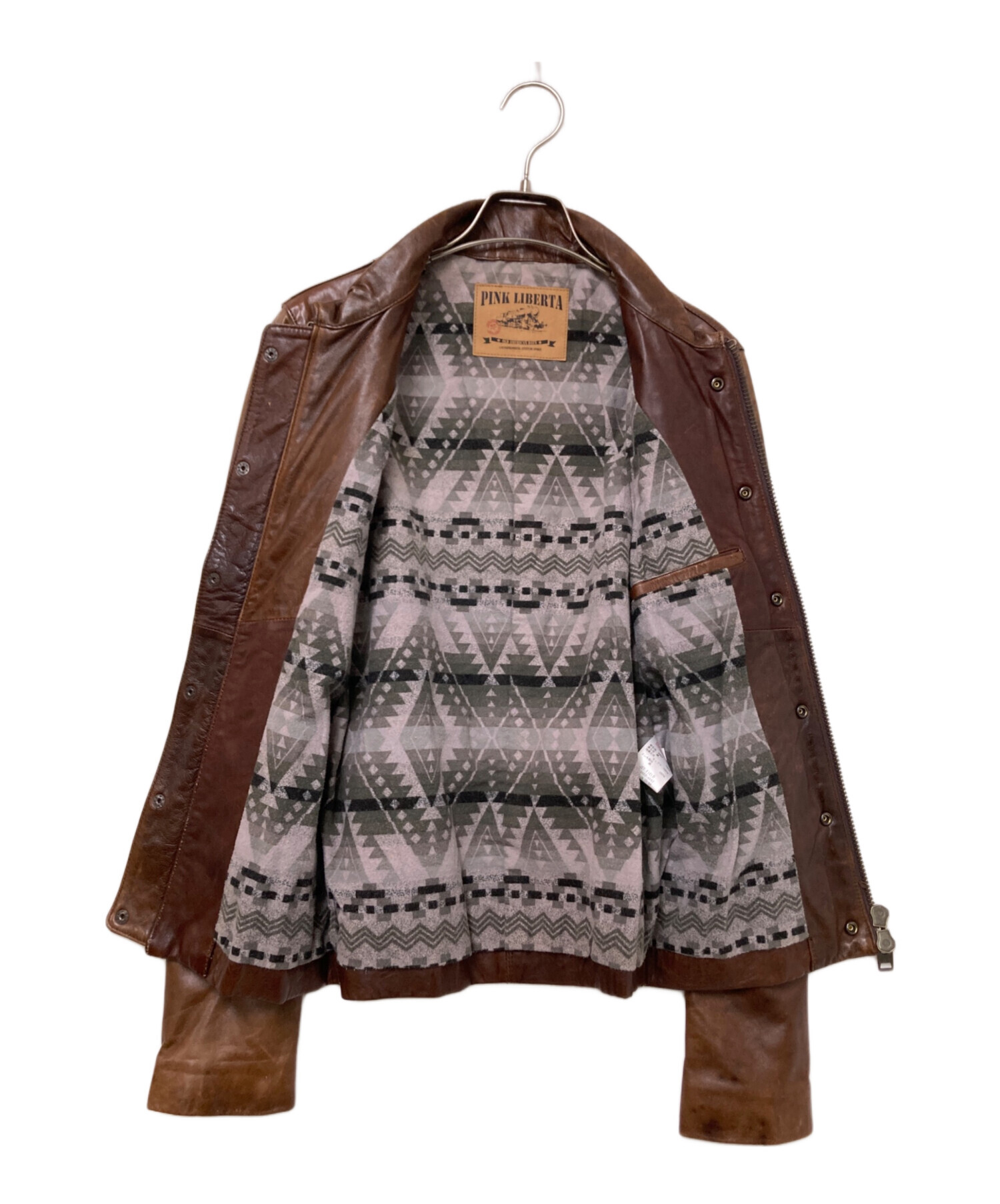中古・古着通販】pink liberta (ピンク リベルタ) 裏地ネイティブ柄