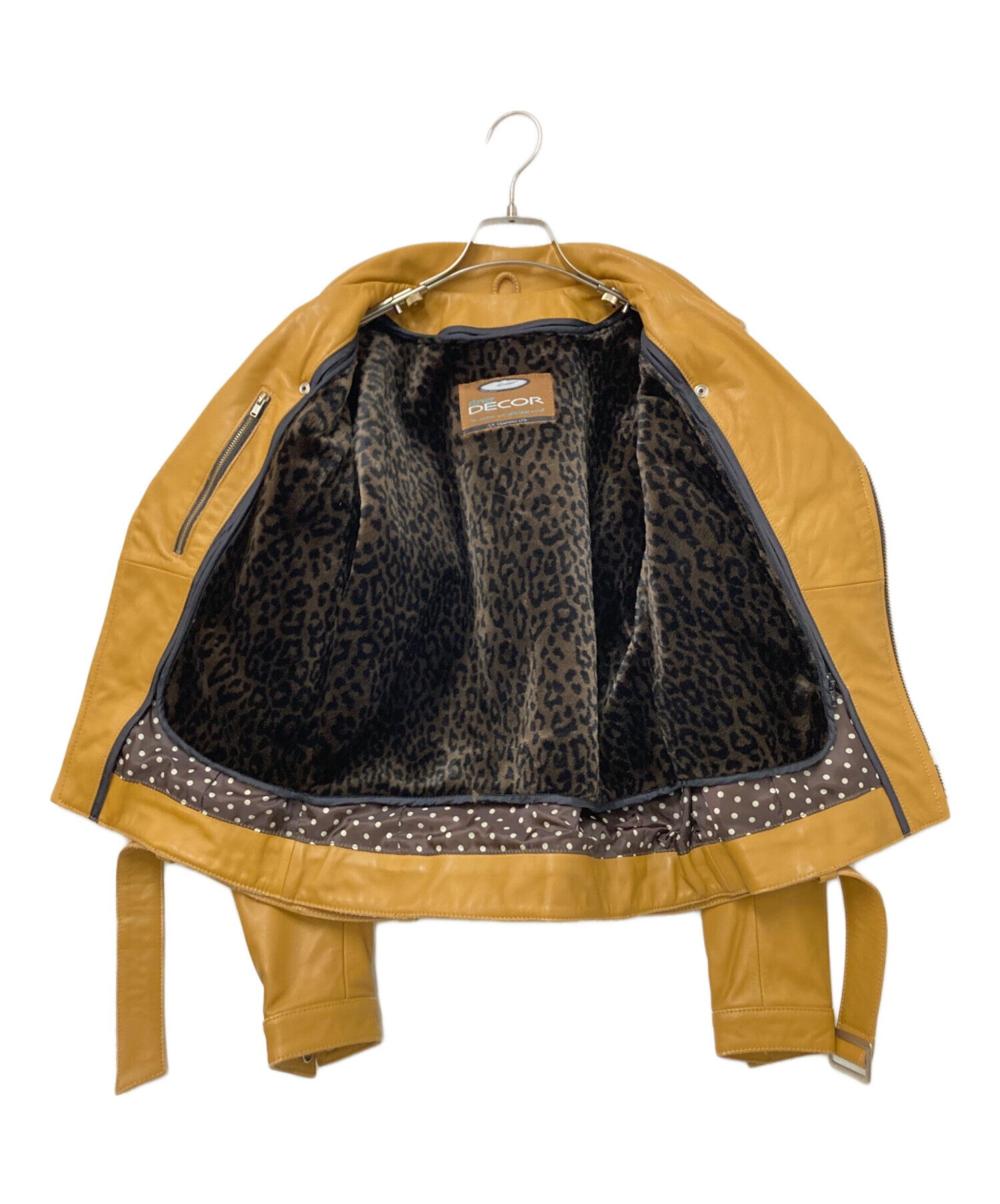 中古・古着通販】CLEVER DECOR (クレバーデコール) ダブルライダース