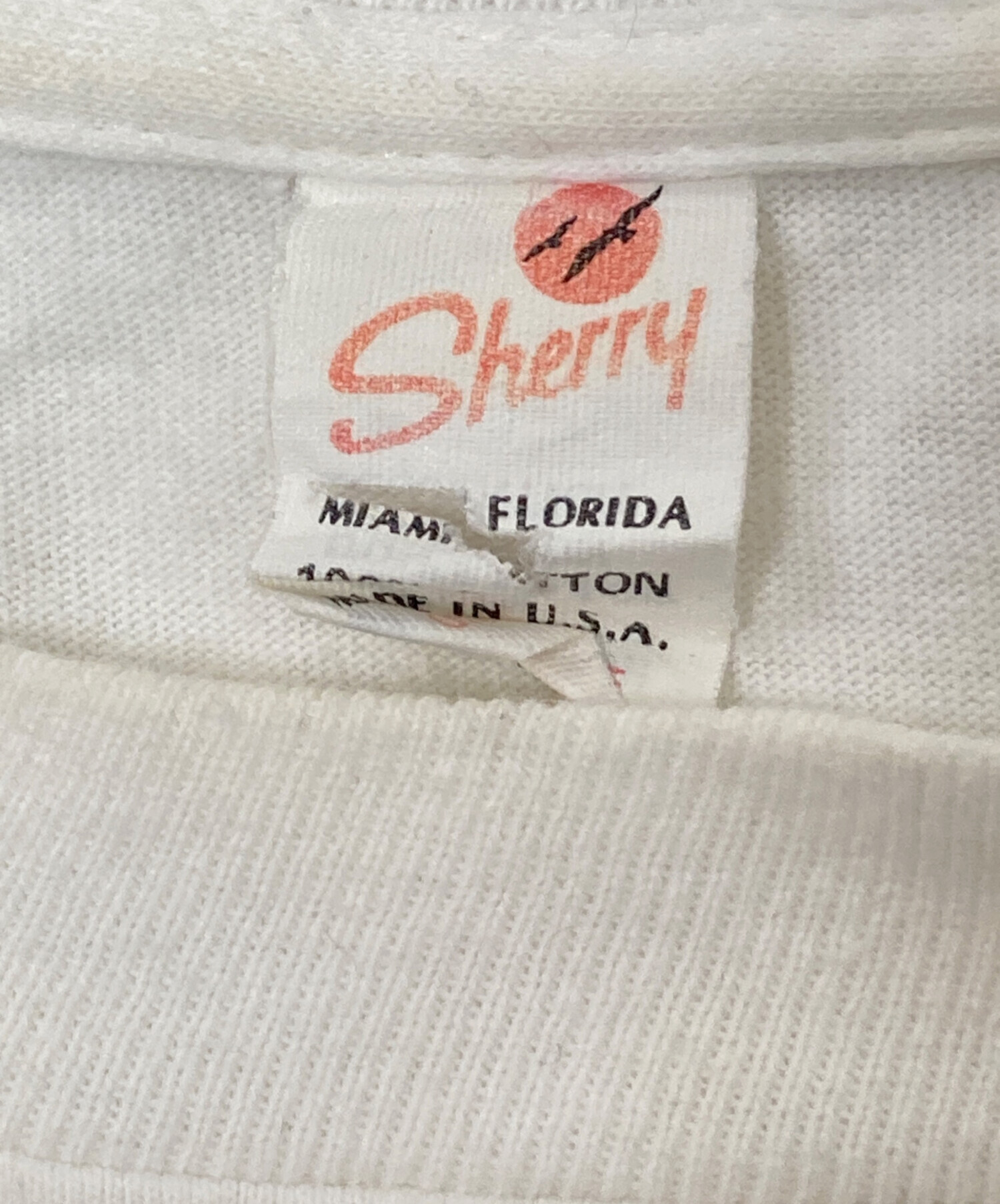 中古・古着通販】Sherry (シェリー) プリントTシャツ ホワイト サイズ