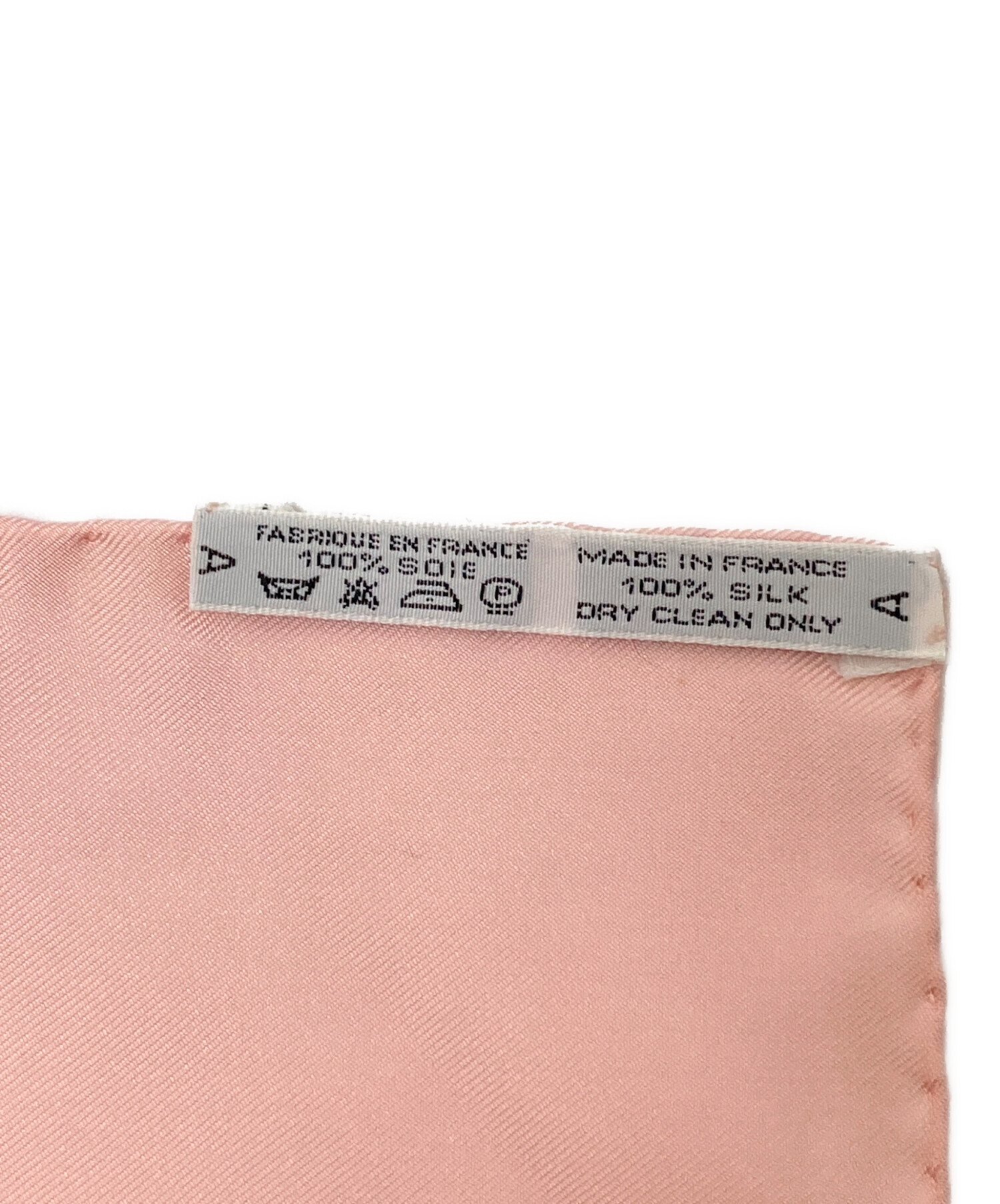 HERMES ピンク シルクスカーフ 中古・古着通販】HERMES (エルメス) シルクスカーフ ピンク