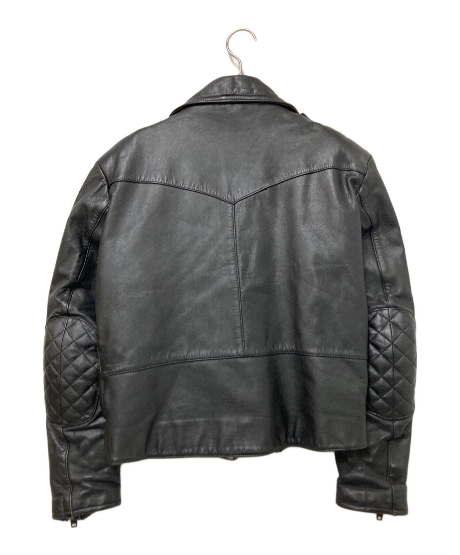 トップライダー　Top Rider リアルレザーダブルライダースジャケット 黒L トップライダー Top Rider リアルレザーダブルライダース