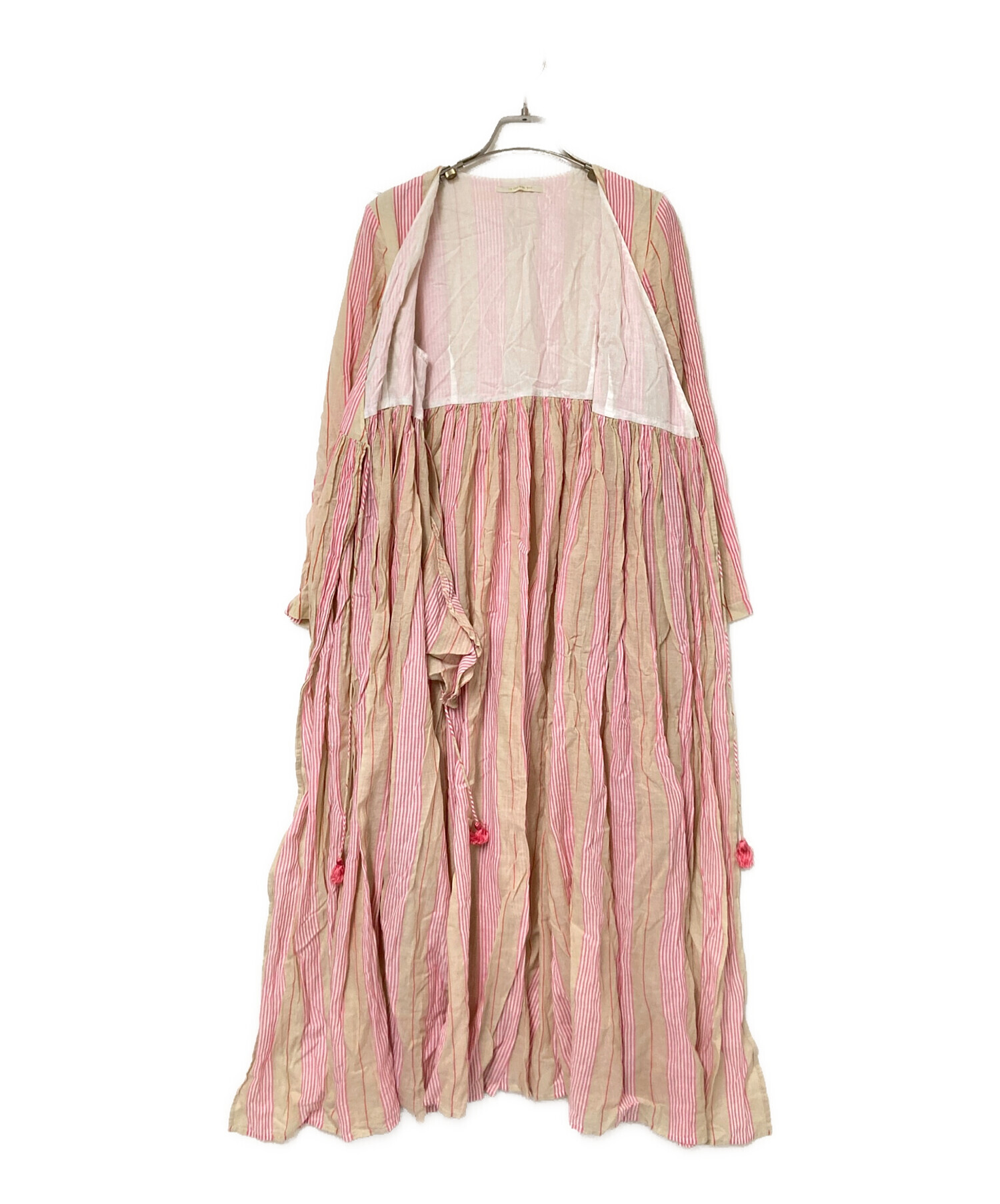 中古・古着通販】ne quittez pas (ヌキテパ) ボイルストライプガウン