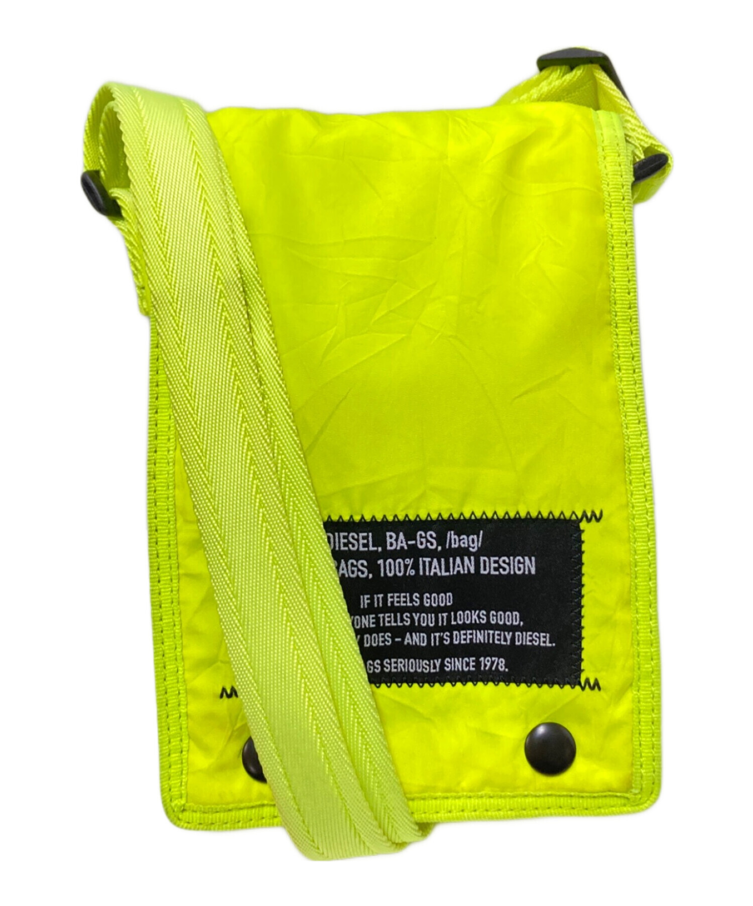 中古・古着通販】DIESEL (ディーゼル) ミニショルダーバッグ イエロー 