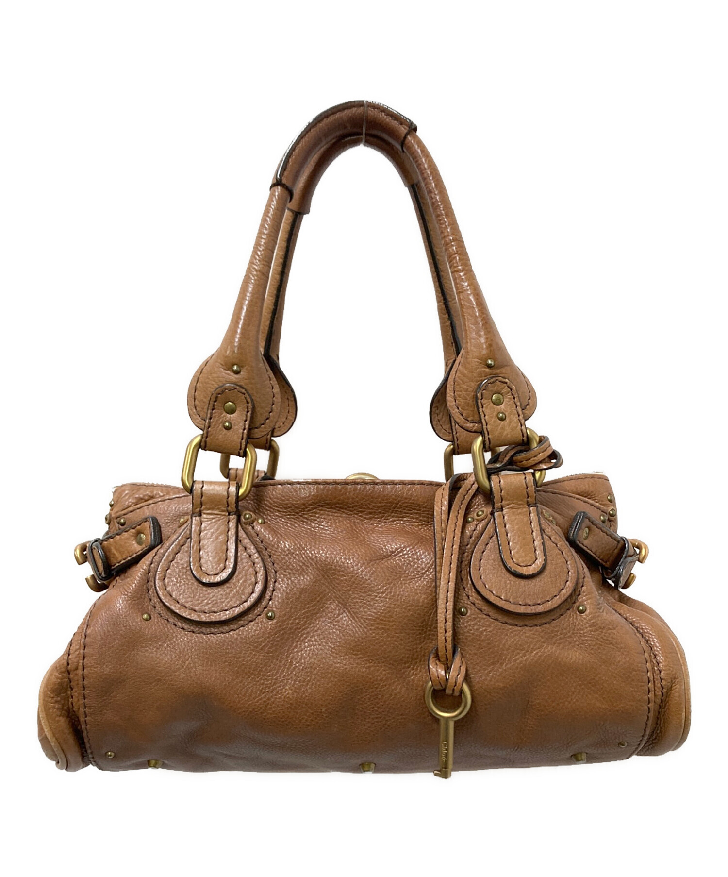 中古・古着通販】Chloe (クロエ) パディントンハンドバッグ ブラウン