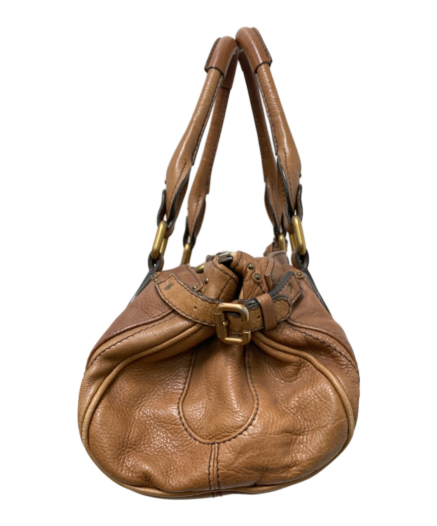 中古・古着通販】Chloe (クロエ) パディントンハンドバッグ ブラウン