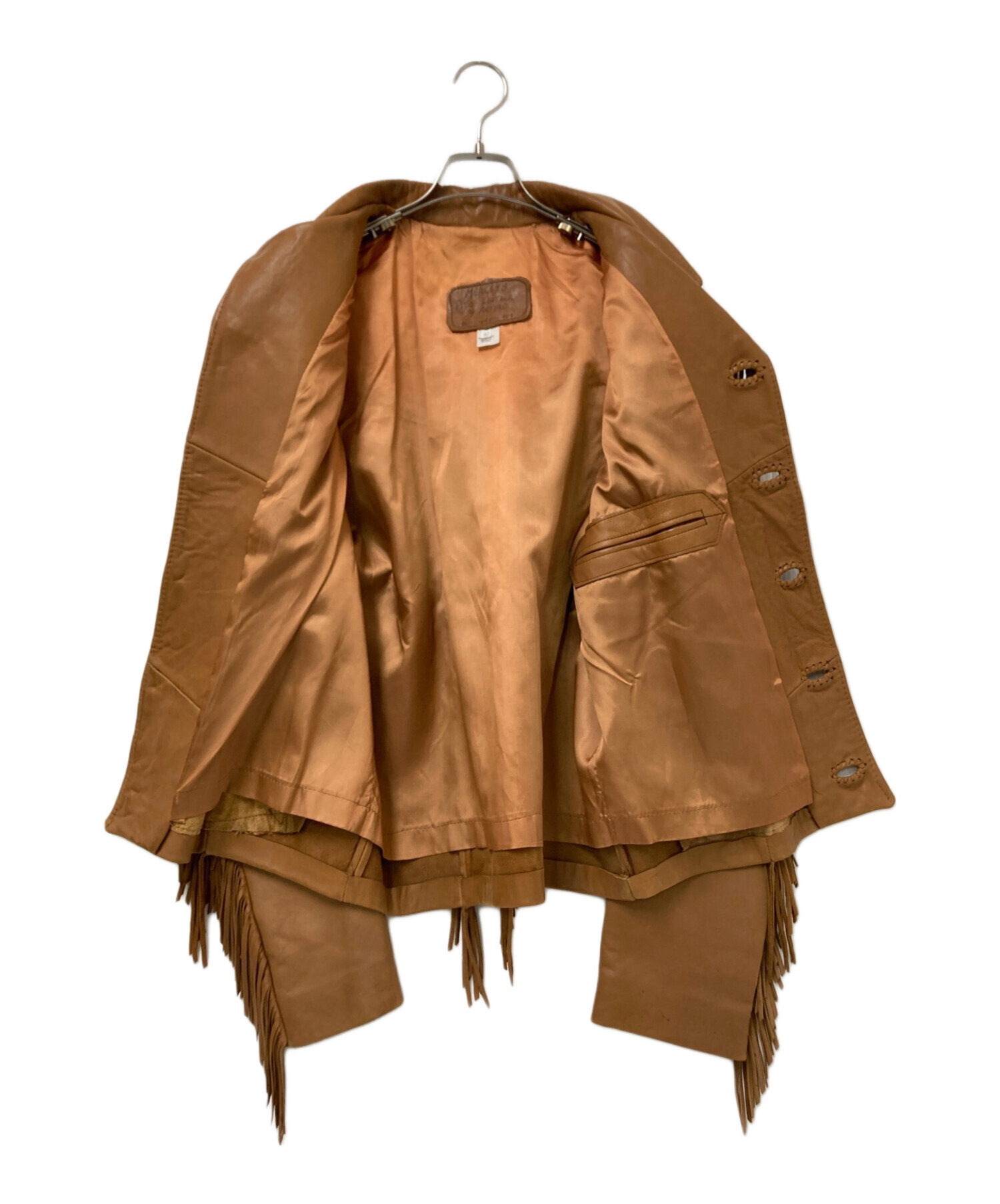ARTURO アルトゥーロ レザージャケット フシンジ メキシコ製 ブラウン 中古・古着通販】PITIC LEATHER × ARTURO (ピティック レザー