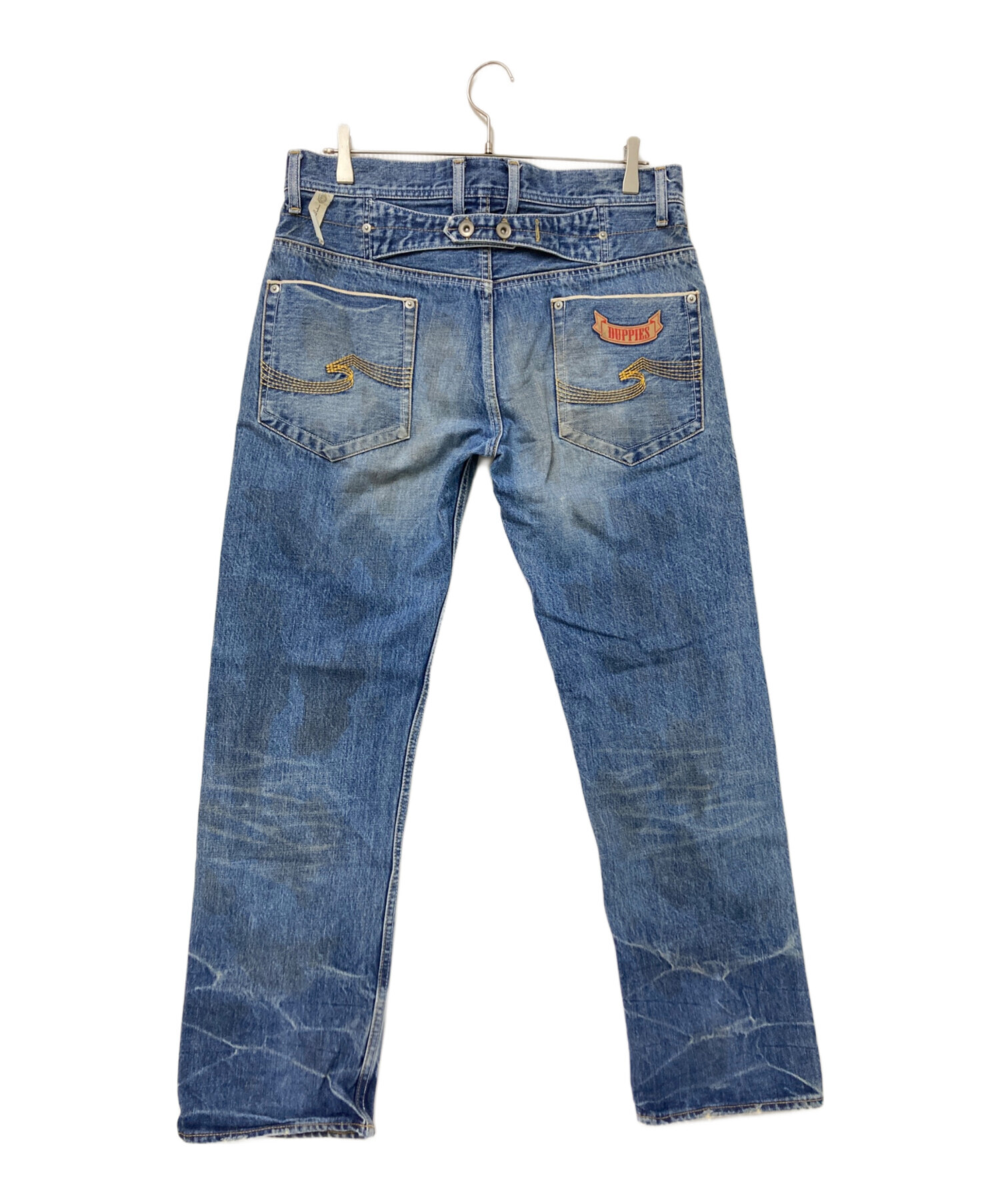中古・古着通販】duppies (ダッピーズ) セルビッヂ加工デニムパンツ