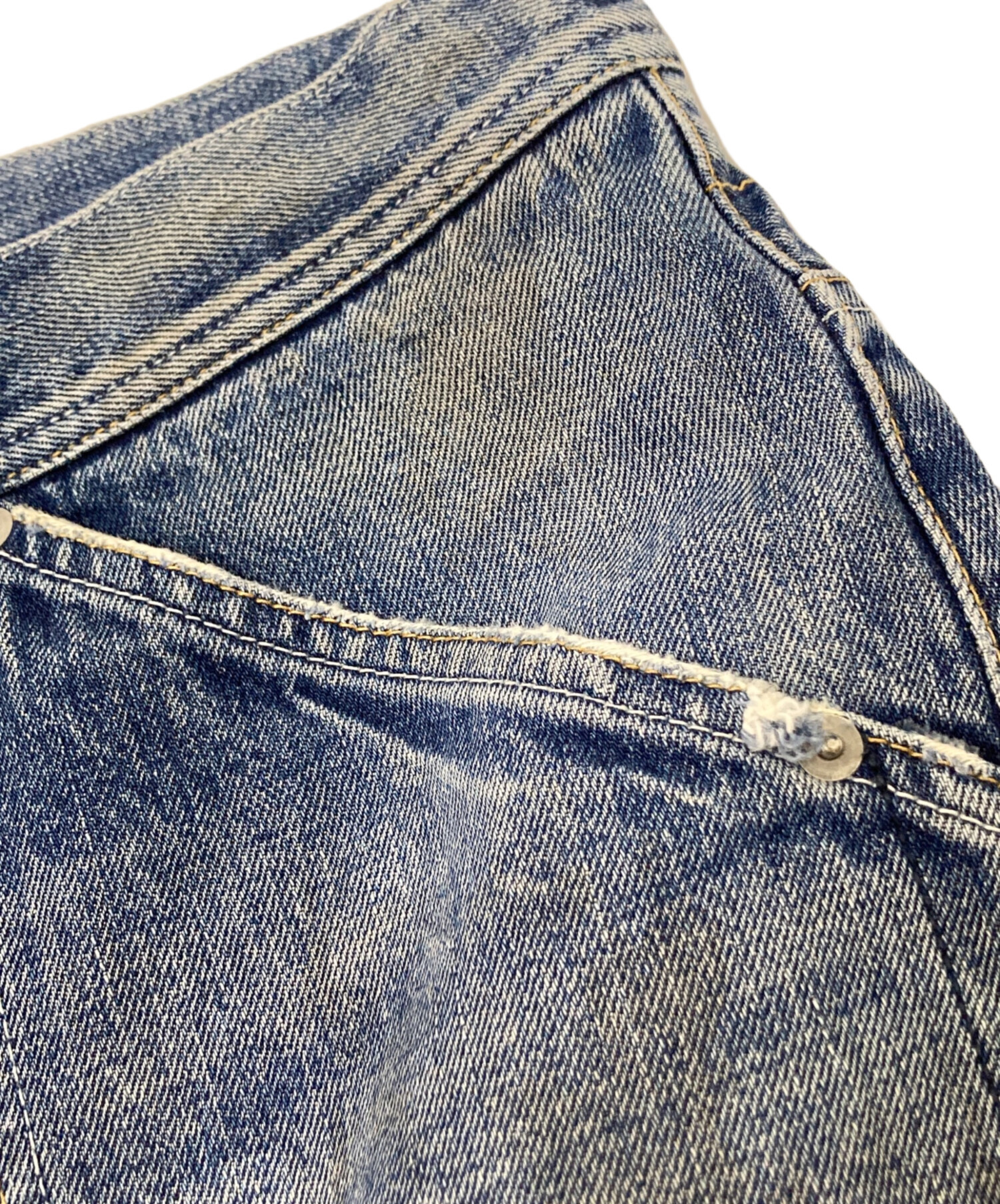 中古・古着通販】duppies (ダッピーズ) セルビッヂ加工デニムパンツ 