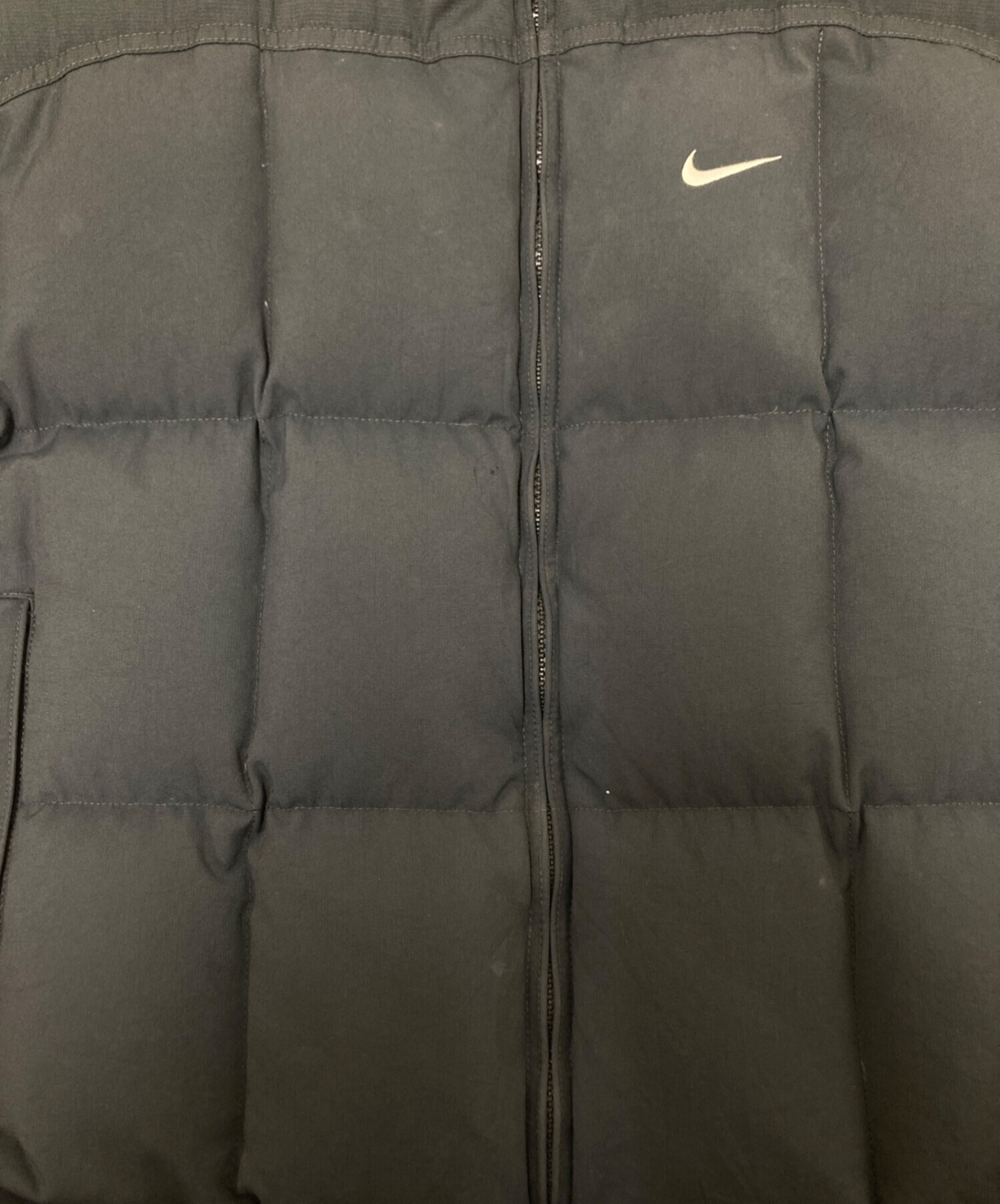中古・古着通販】NIKE (ナイキ) ダウンベスト グレー サイズ:XL 