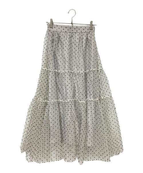 中古・古着通販】CADUNE (カデュネ) キラキラドットスカート グレー