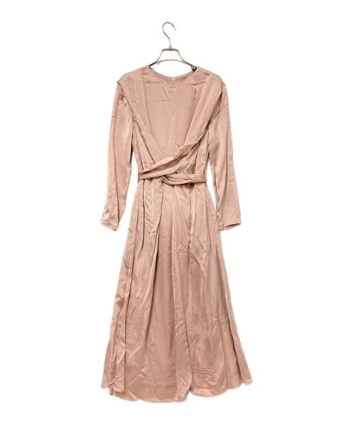 タグ付新品未使用　セルフォード　ワンピース　フリル　ピンク　CELFORD 36 中古・古着通販】CELFORD (セルフォード) ウエストリボンワンピース