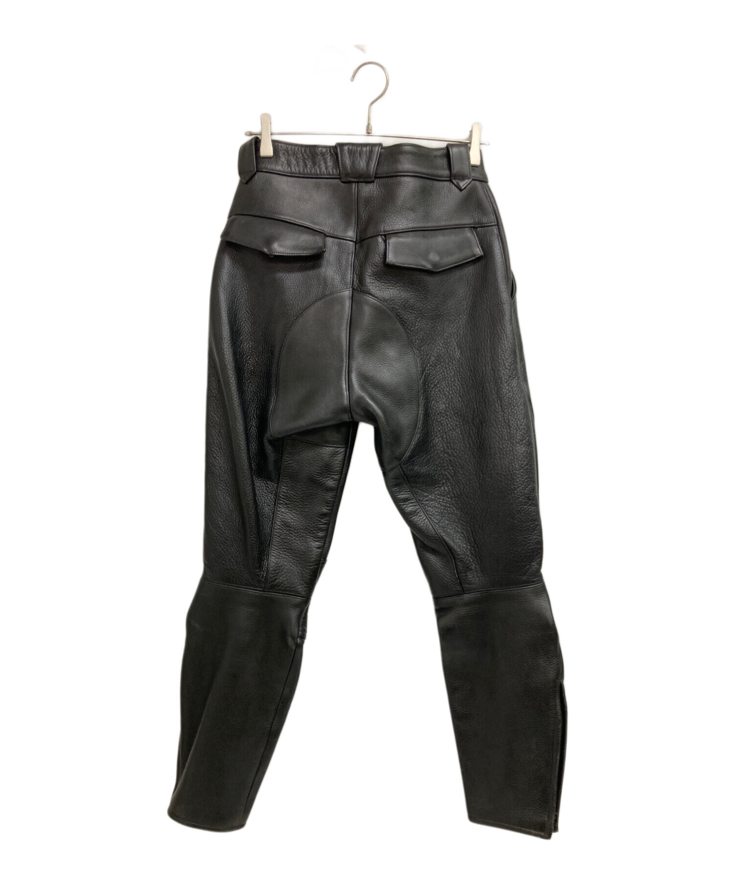 HAROLD'S GEAR ハロルズギア レザーパンツ 牛革 ブラック L HAROLD\u0027S GEAR ハロルズギア レザーパンツ ブラウン系 S [240101422200