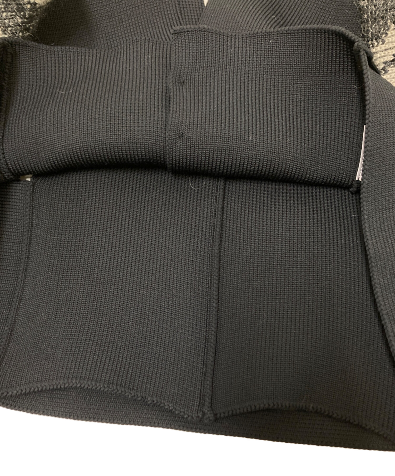 中古・古着通販】TAN (タン) ジャガードニット グレー×ブラック サイズ