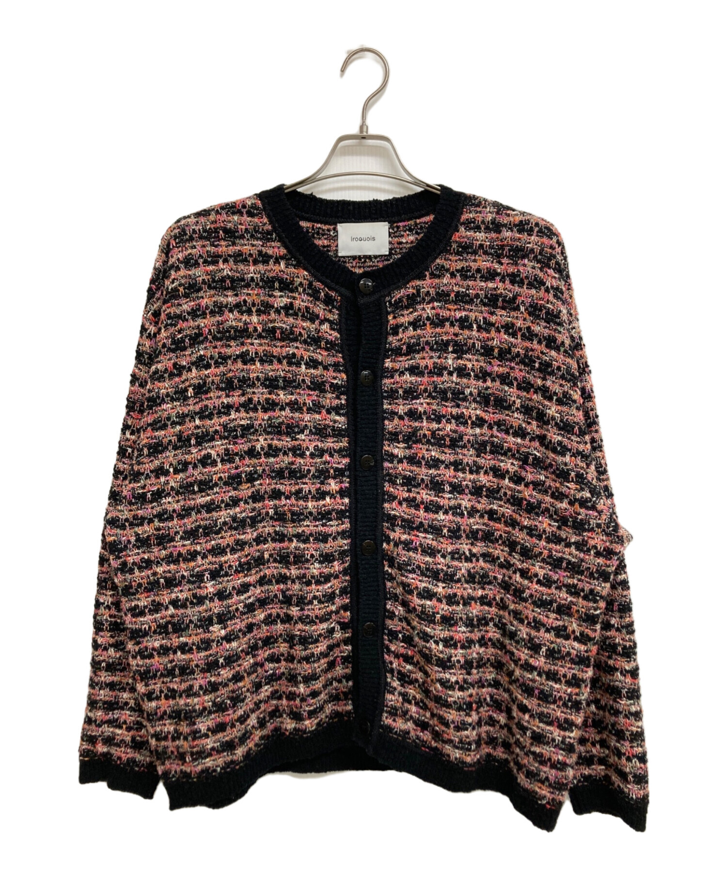 【iroquois】 イロコイ パネルデザイン カーディガン O913 iroquois】 イロコイ パネルデザイン カーディガン O913