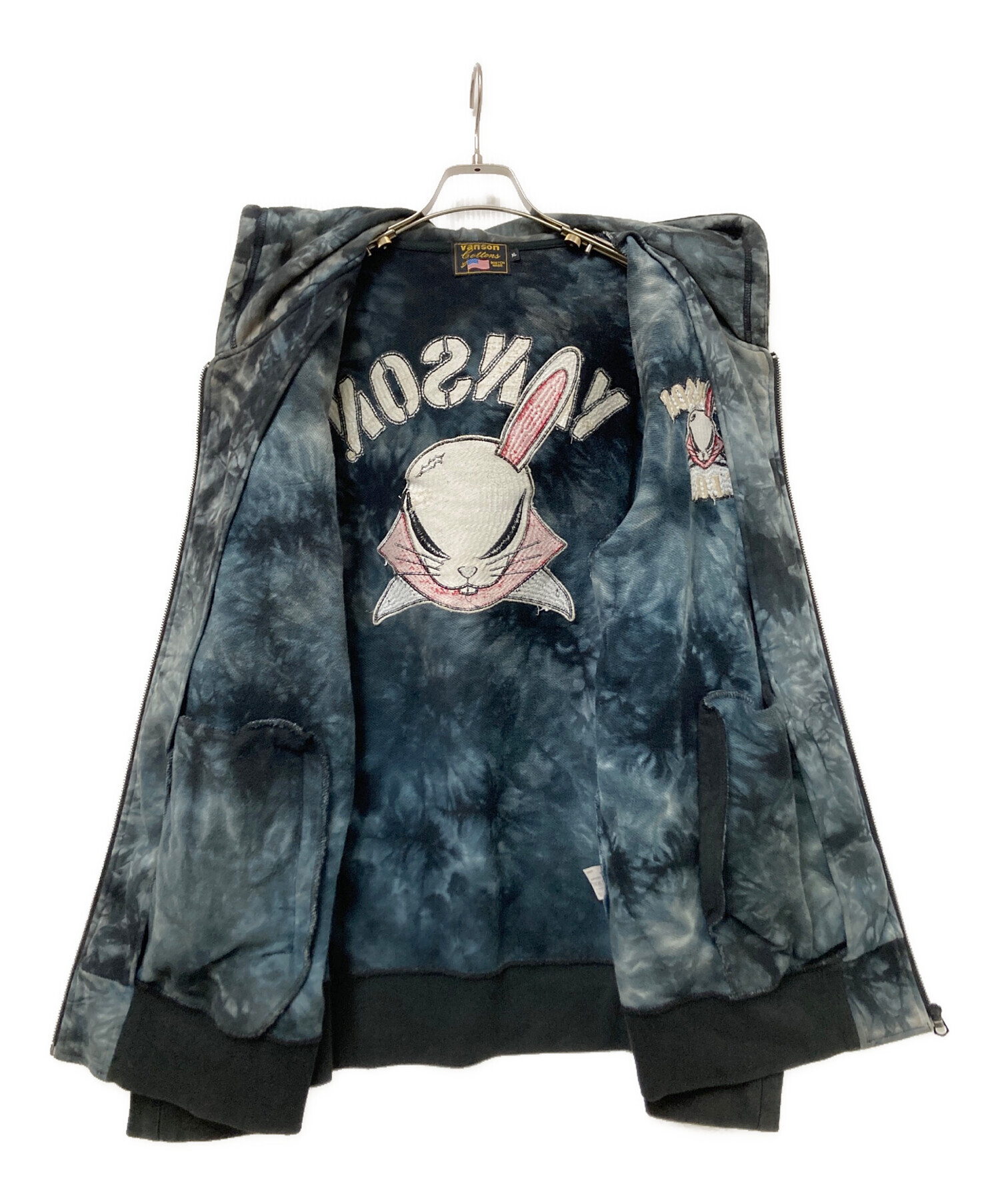 中古・古着通販】VANSON (バンソン) パーカー グレー サイズ:XL