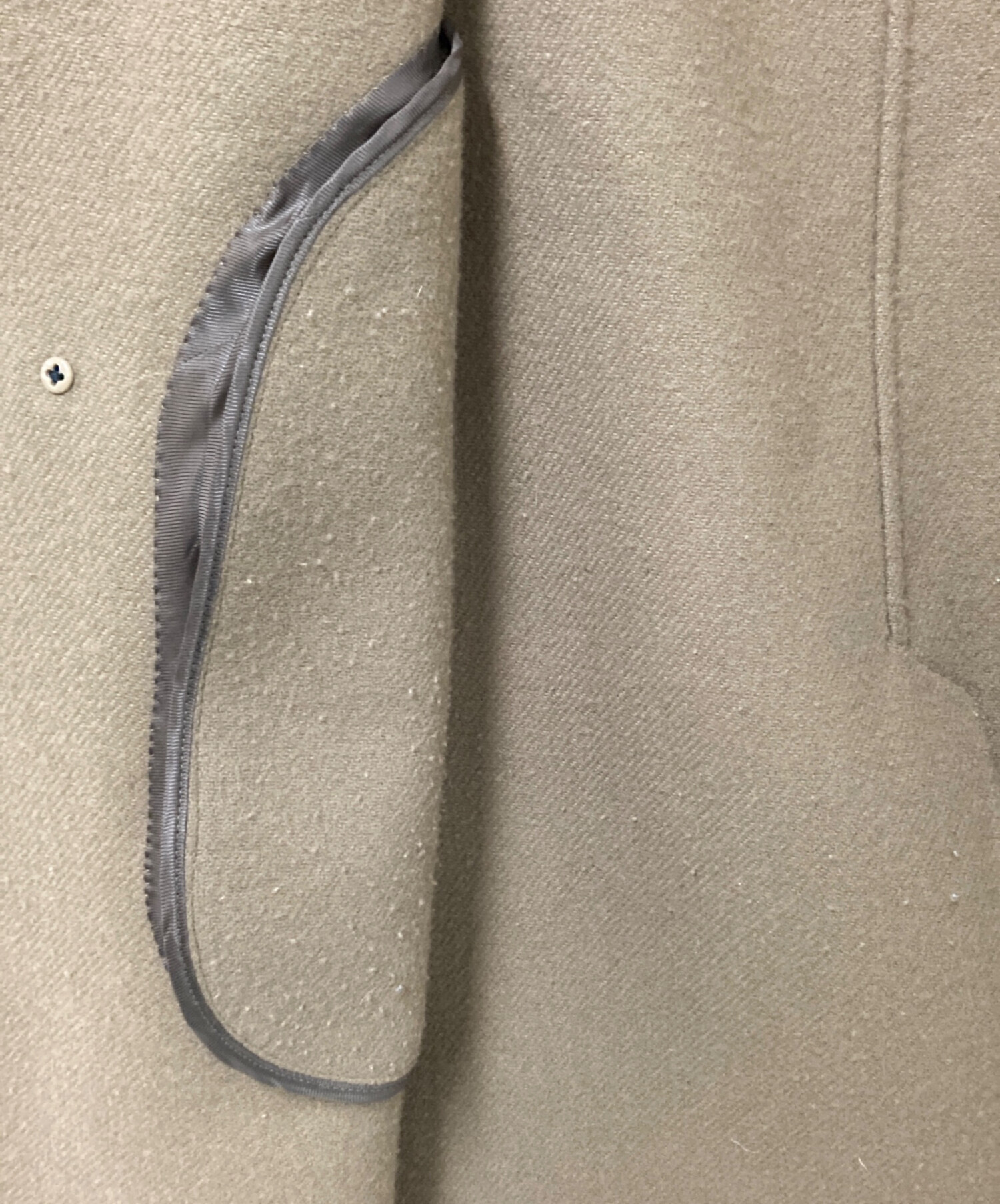 エディフィス　チェスターコート　ベージュ　タグ付き　新品　未使用品 EDIFICE（エディフィス）チェスターコート ベージュ サイズ:XL メンズ