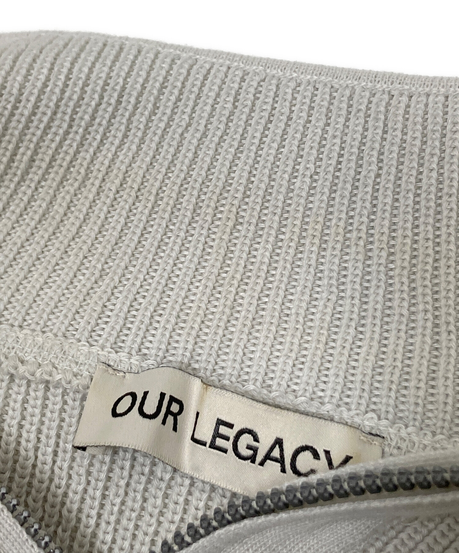 中古・古着通販】OUR LEGACY (アワーレガシー) KNITTED ANORAK グレー