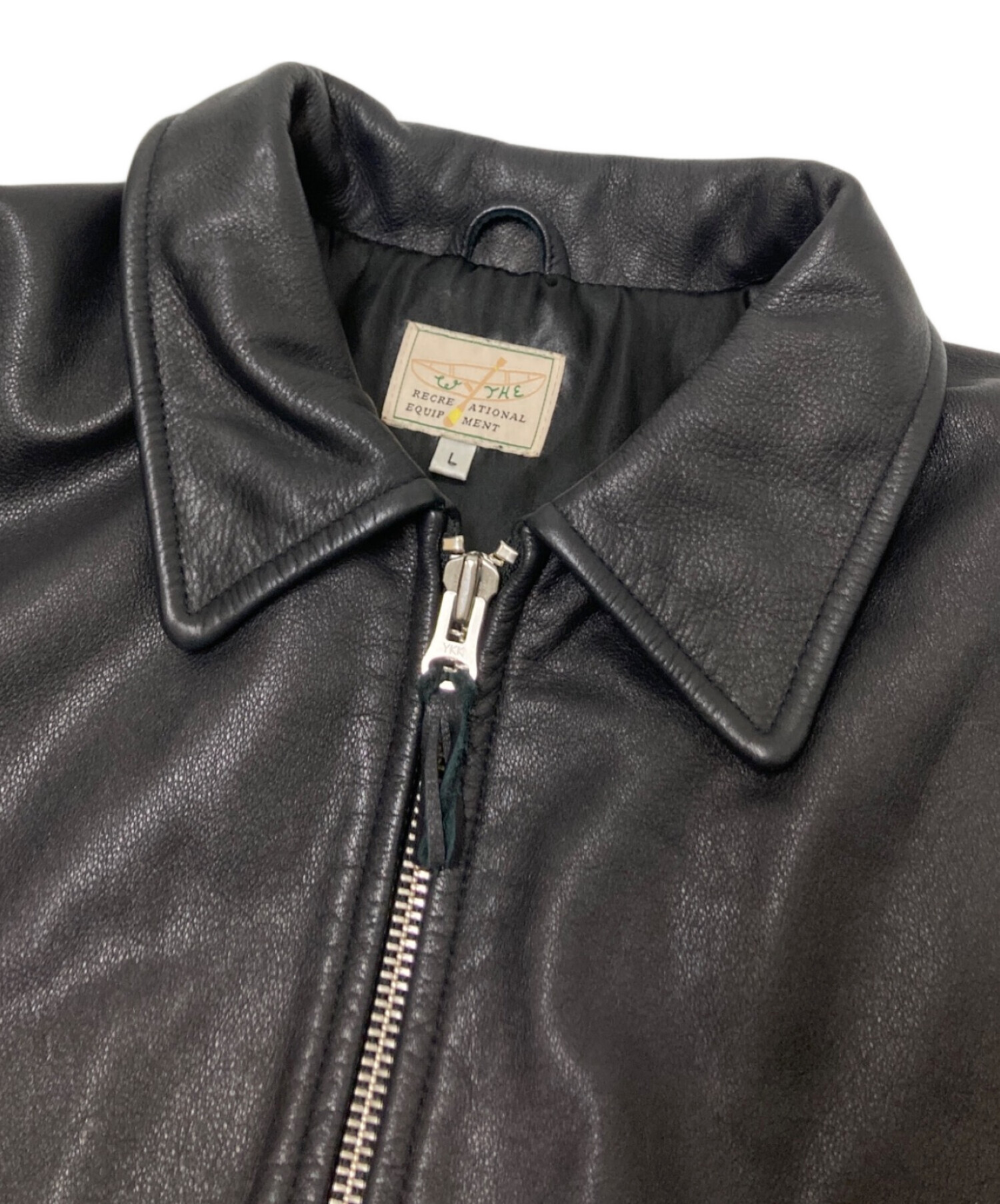 中古・古着通販】WYTHE (ワイス) MUSTANG LEATHER JACKET ブラック