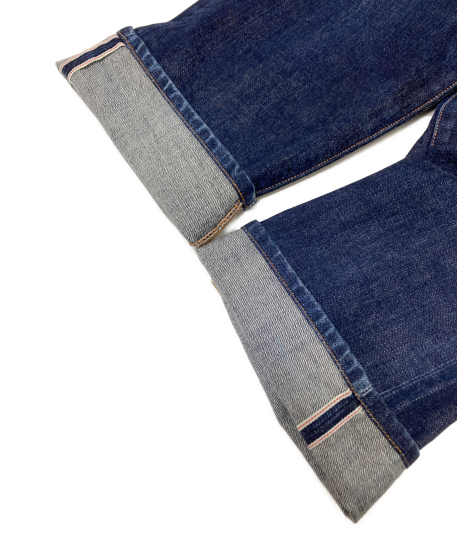 EVISU エヴィスジーンズ セルビッジデニム W38 PRE-ORDER] Red Daicock Print Loose Fit Jeans #2038 – EVISU