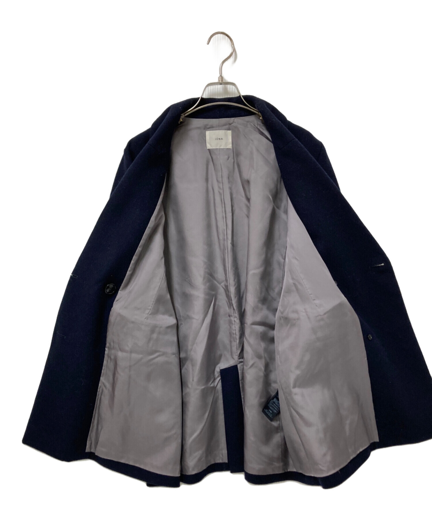 中古・古着通販】IENA (イエナ) テーラードコートジャケット ネイビー