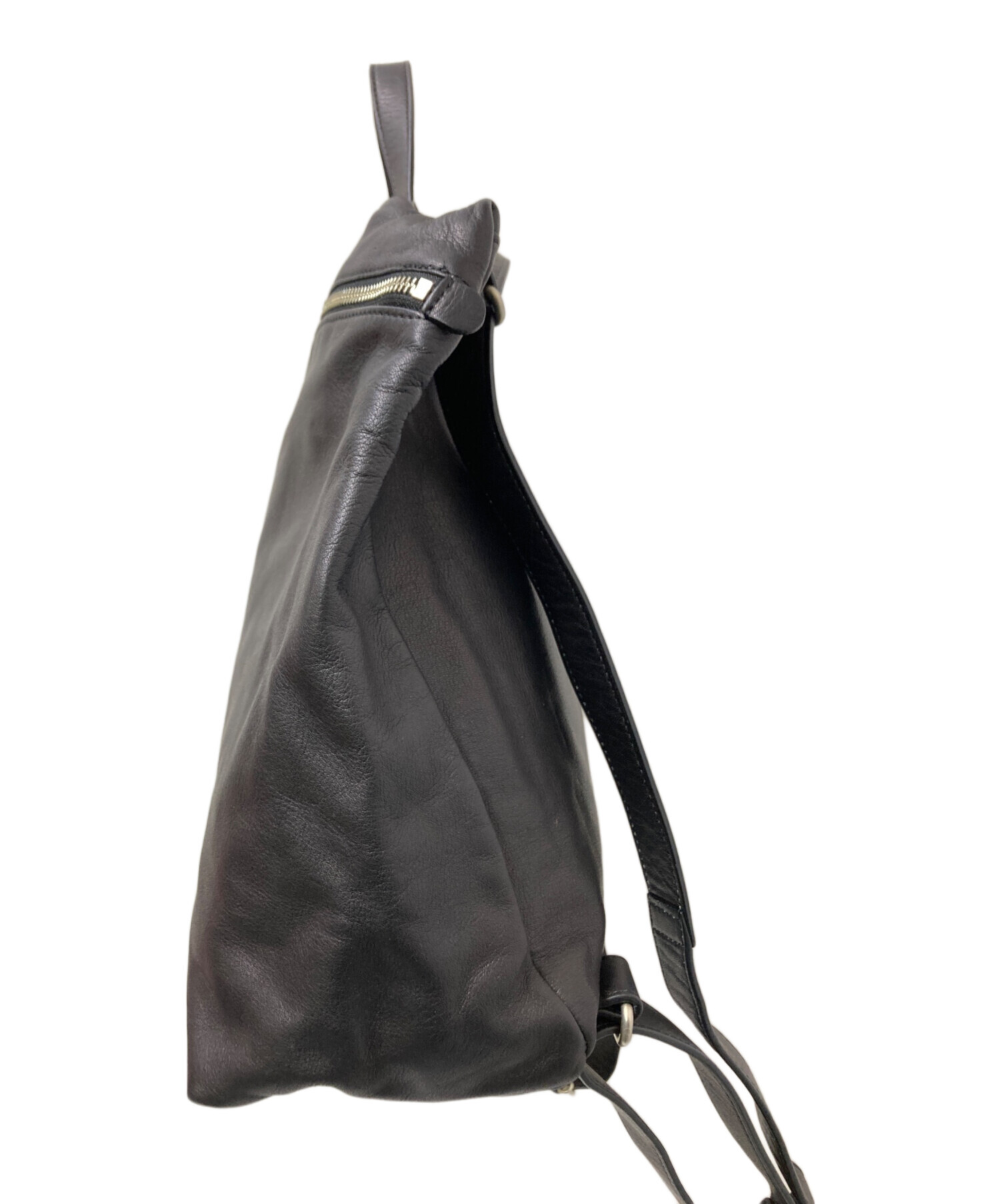 中古・古着通販】kawa-kawa (カワカワ) 2WAYレザーバッグ ブラック 