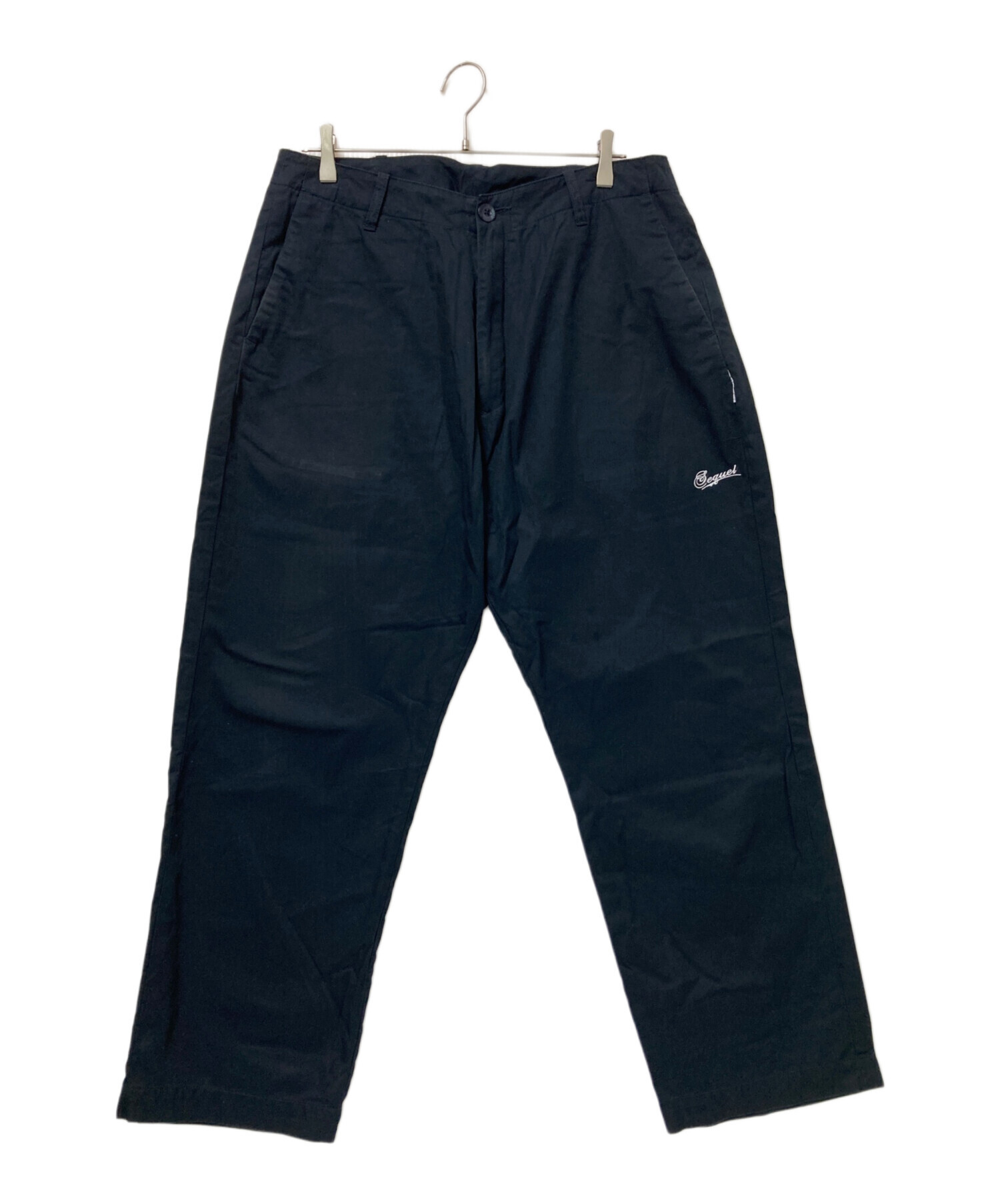 中古・古着通販】SEQUEL (シークエル) CHINO PANTS TYPE-XF ブラック