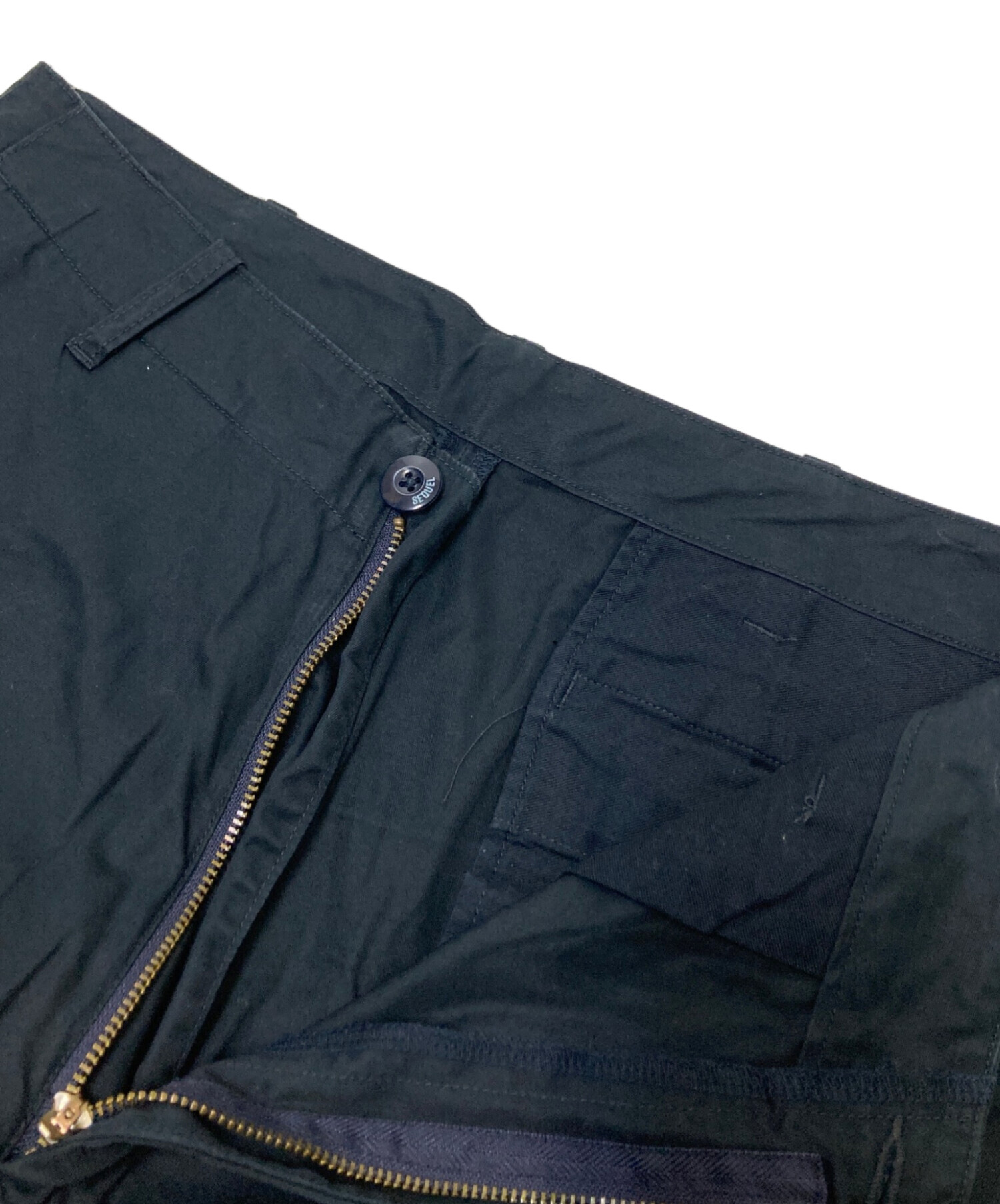 中古・古着通販】SEQUEL (シークエル) CHINO PANTS TYPE-XF ブラック