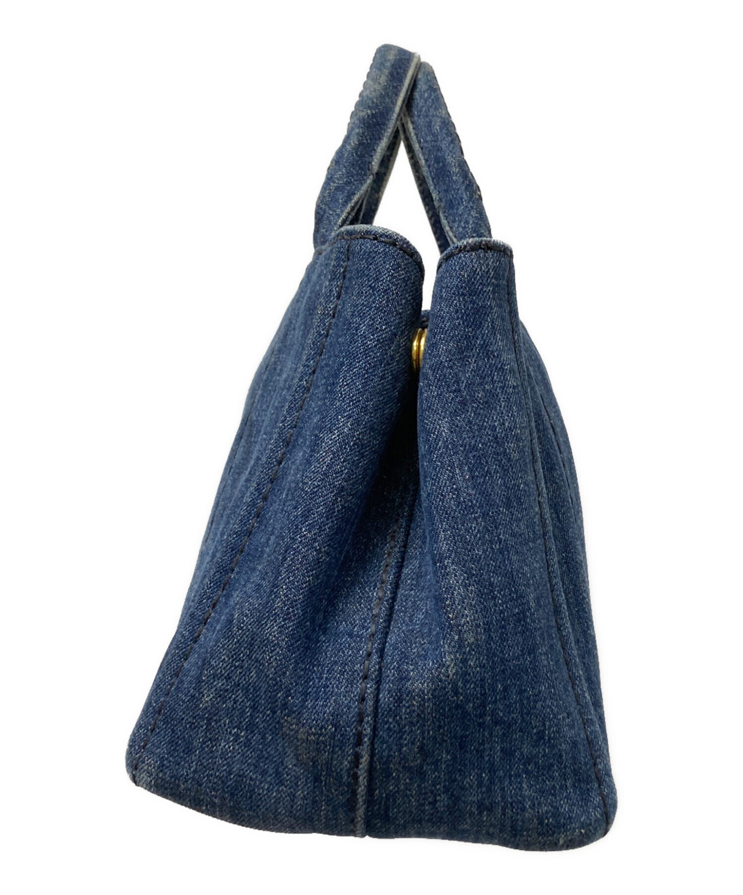 PRADA プラダ　デニム　トートバッグ 中古・古着通販】PRADA (プラダ) デニムトートバッグ インディゴ