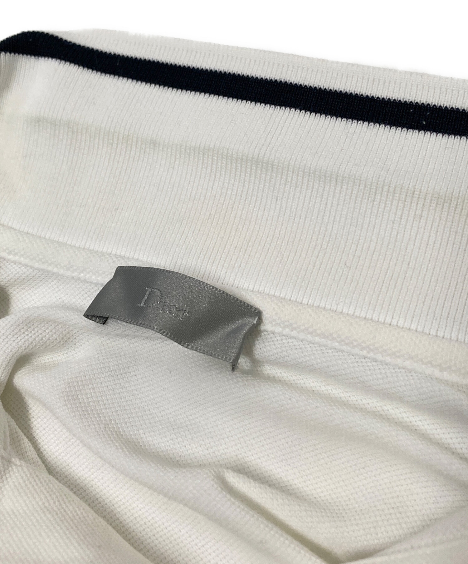 中古・古着通販】Dior (ディオール) BEE刺繍ポロシャツ ホワイト