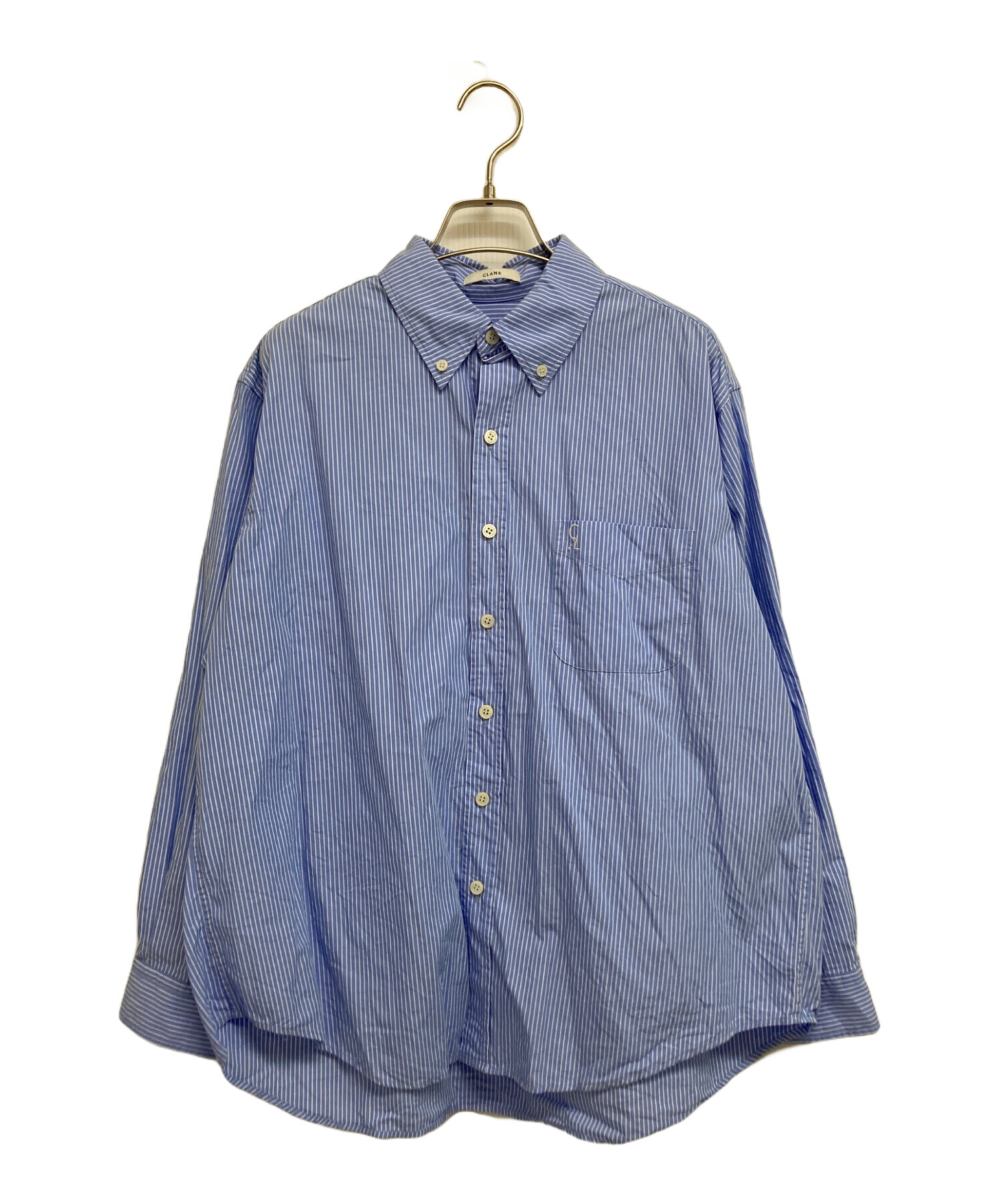 中古・古着通販】CLANE (クラネ) LOGO BUTTON-DOWN BASIC SHIRTS 