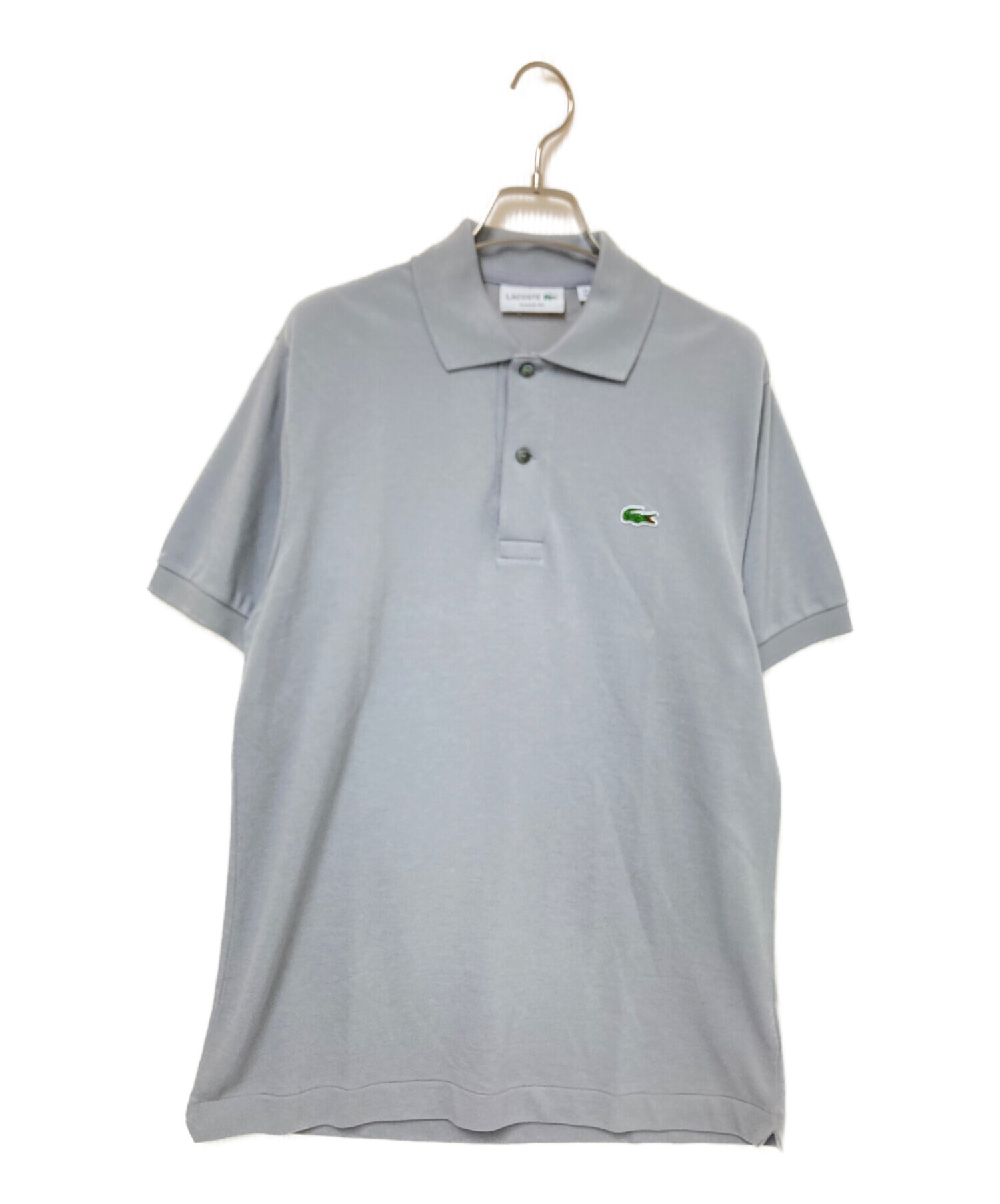 ラコステ ポロシャツ グレー 2枚セット M 中古・古着通販】LACOSTE (ラコステ) ポロシャツ グレー サイズ:3 未