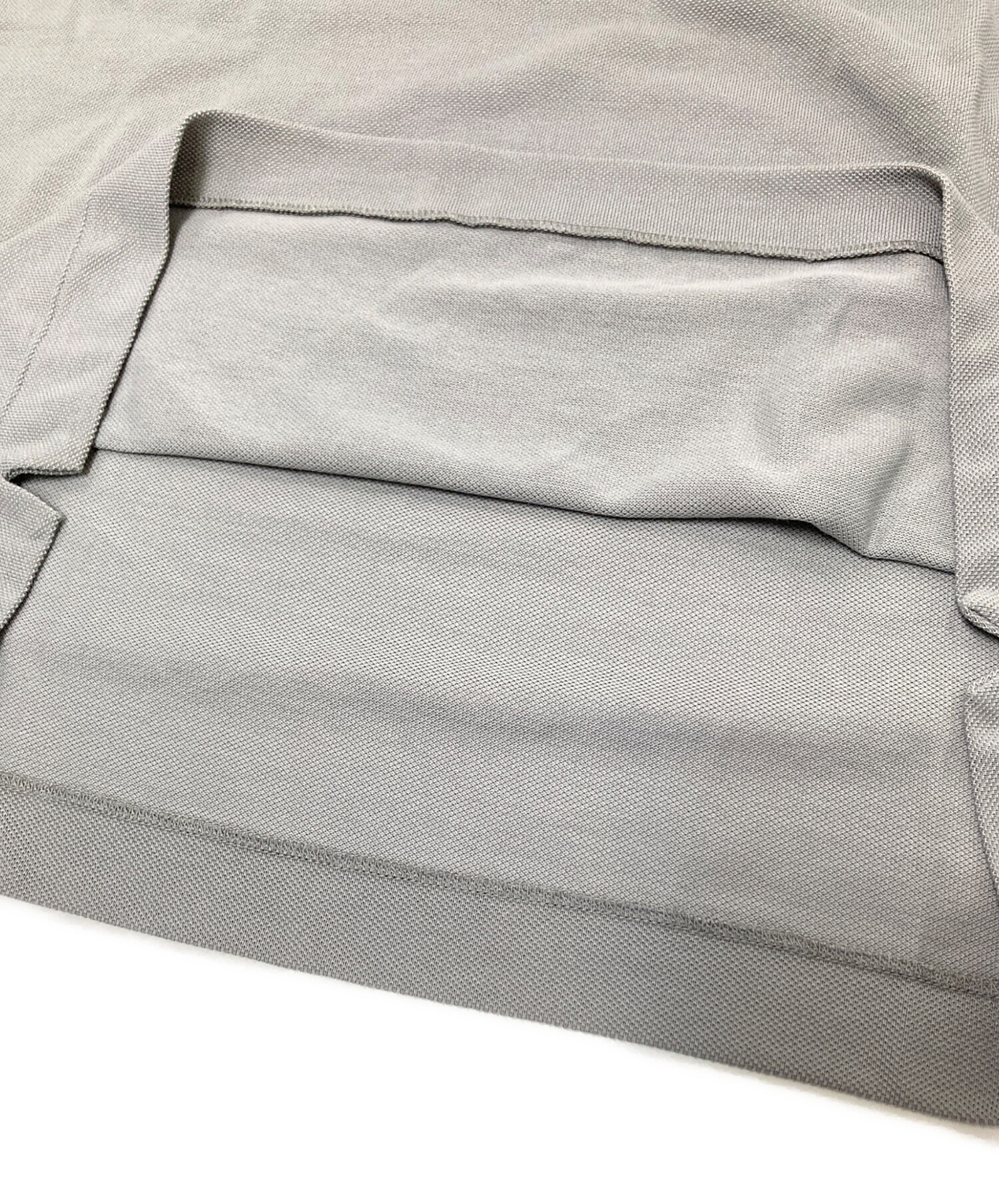 中古・古着通販】LACOSTE (ラコステ) ポロシャツ グレー サイズ:3 未 