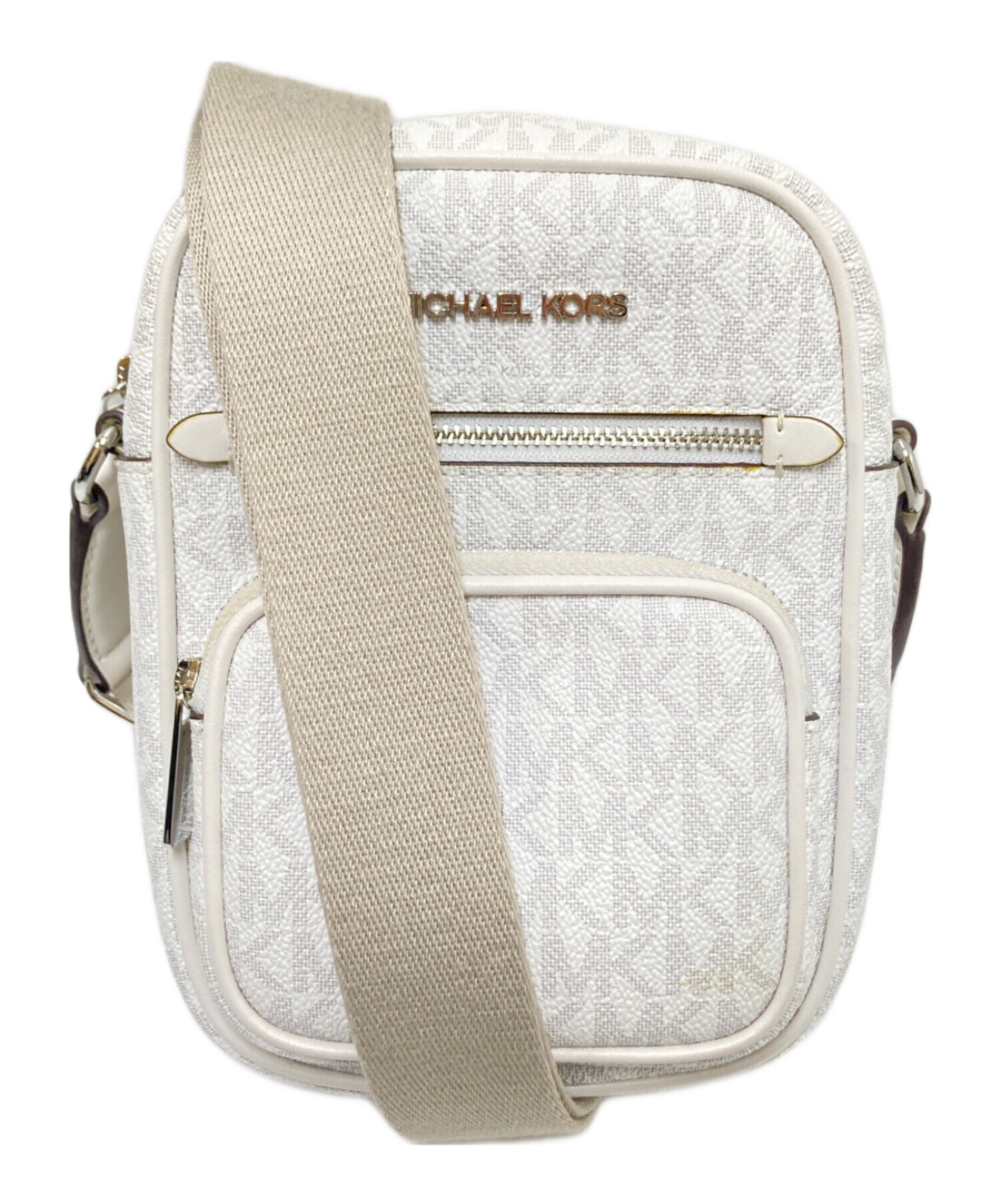 MICHAEL KORS ホワイト ショルダーバッグ マイケルコース MICHAEL KORS